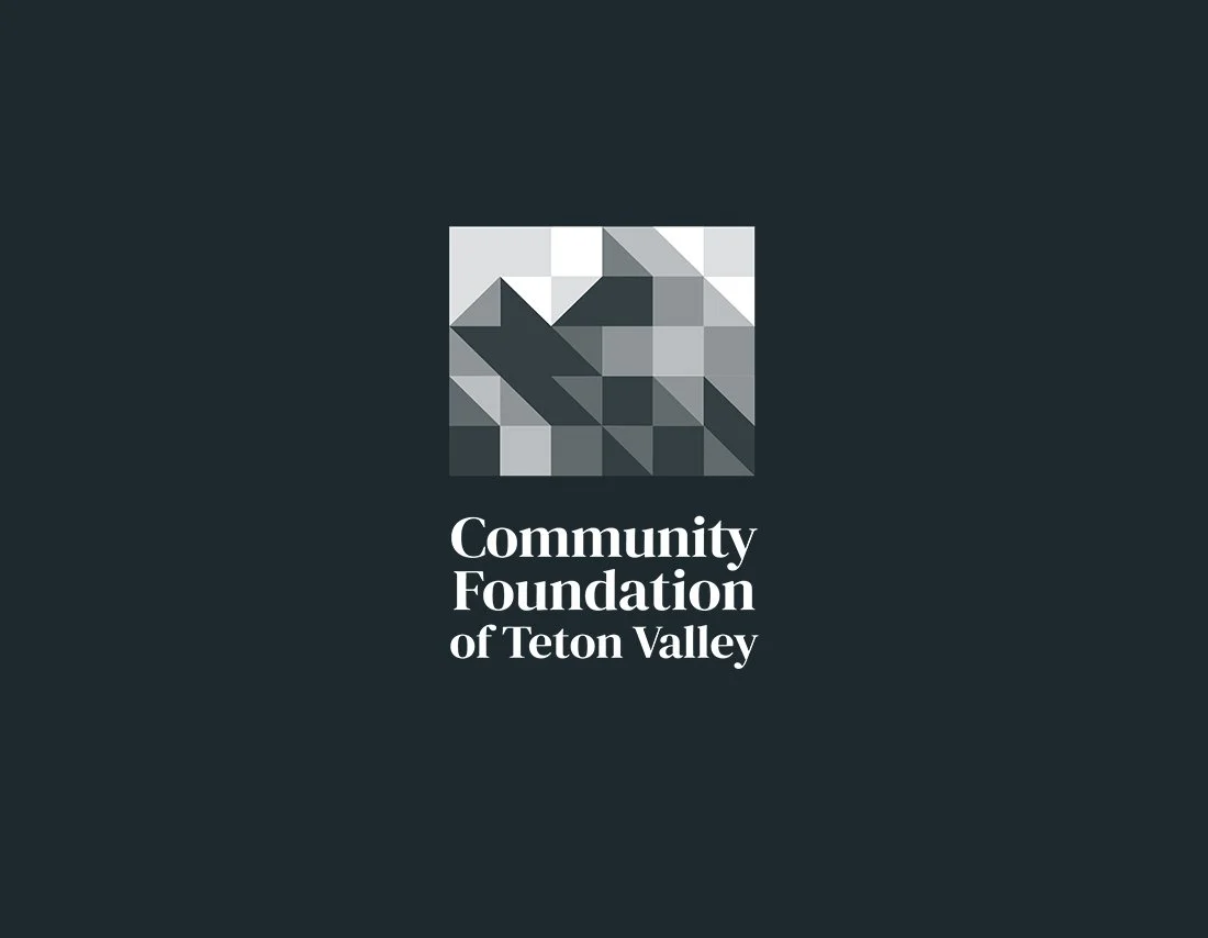 Community Foundation of Teton Valley Non-Profit logo design