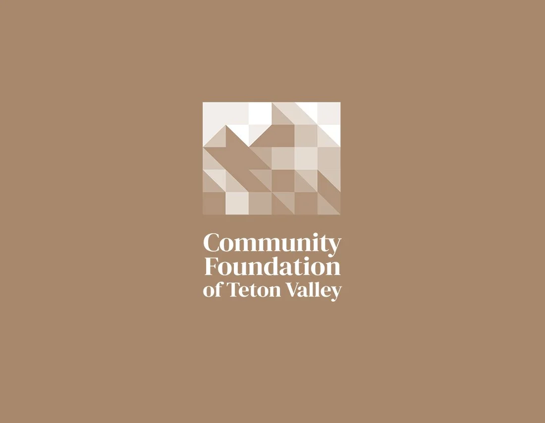 Community Foundation of Teton Valley Non-Profit logo design