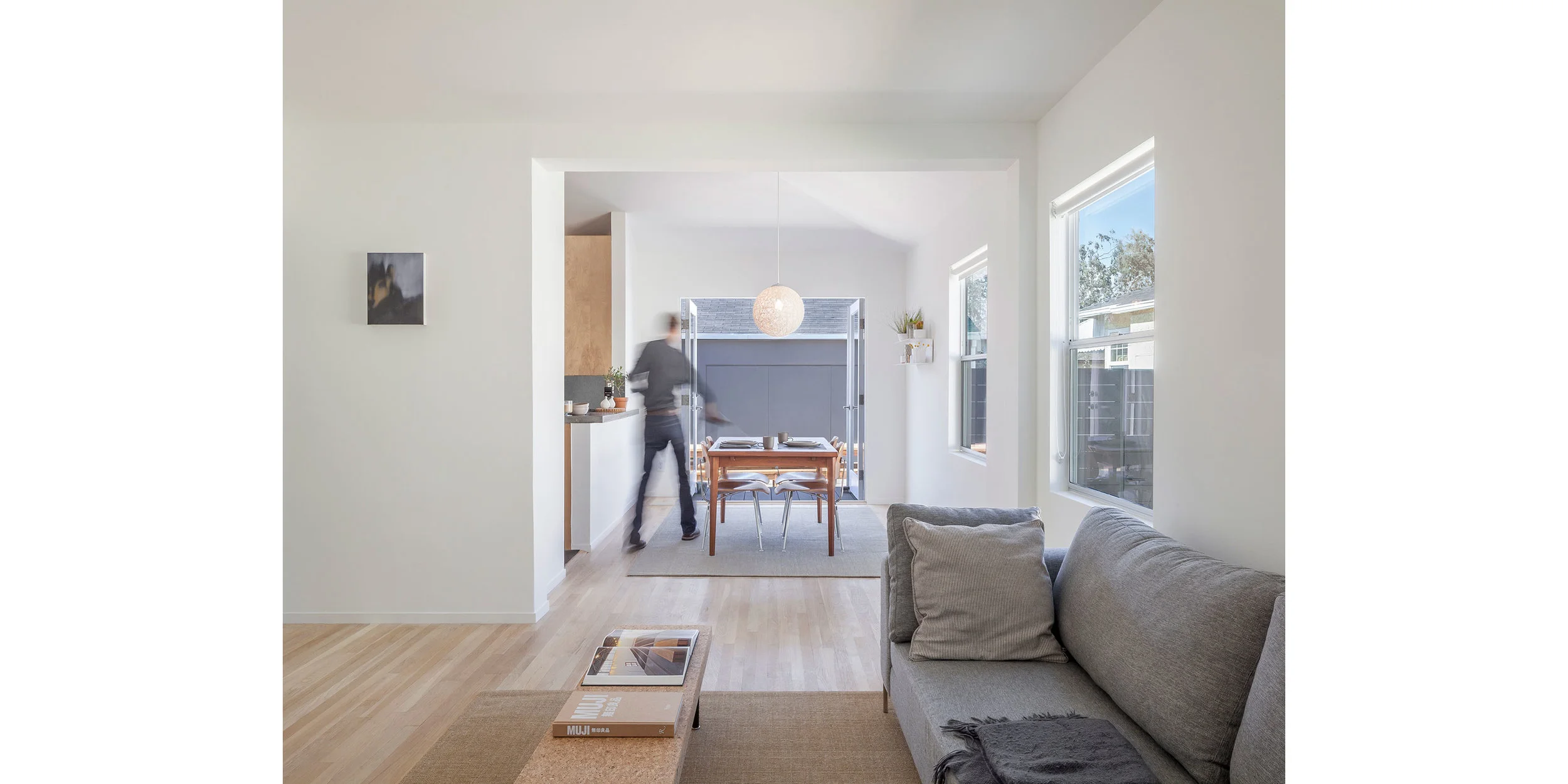 Rear Window House Modern Addition In Culver City Los Angeles