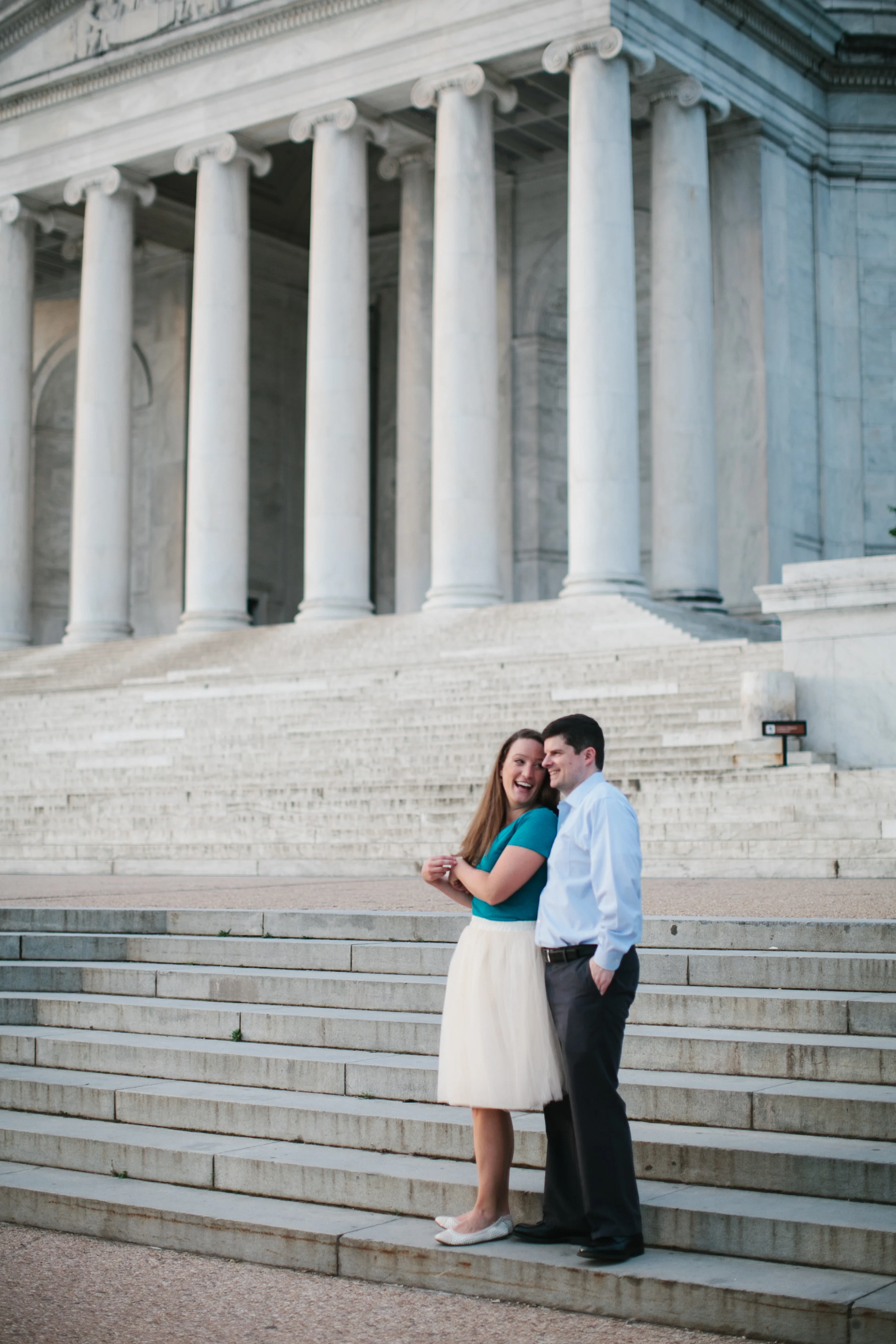 Kevin + Katie | Washington D.C. Engagement Session | Ellie Be