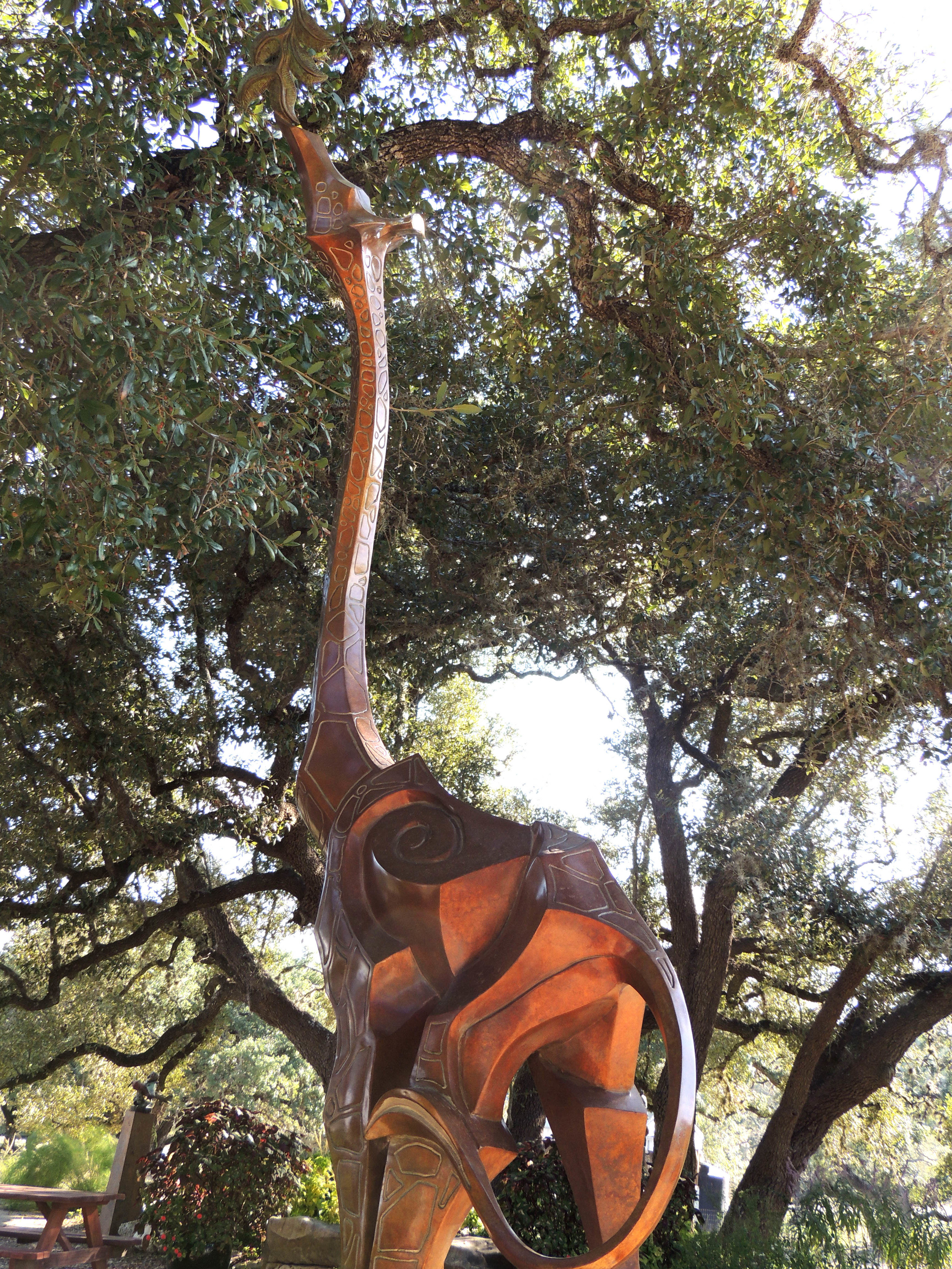  Giraffe Bronze Sculpture Monument by John Maisano&nbsp; 