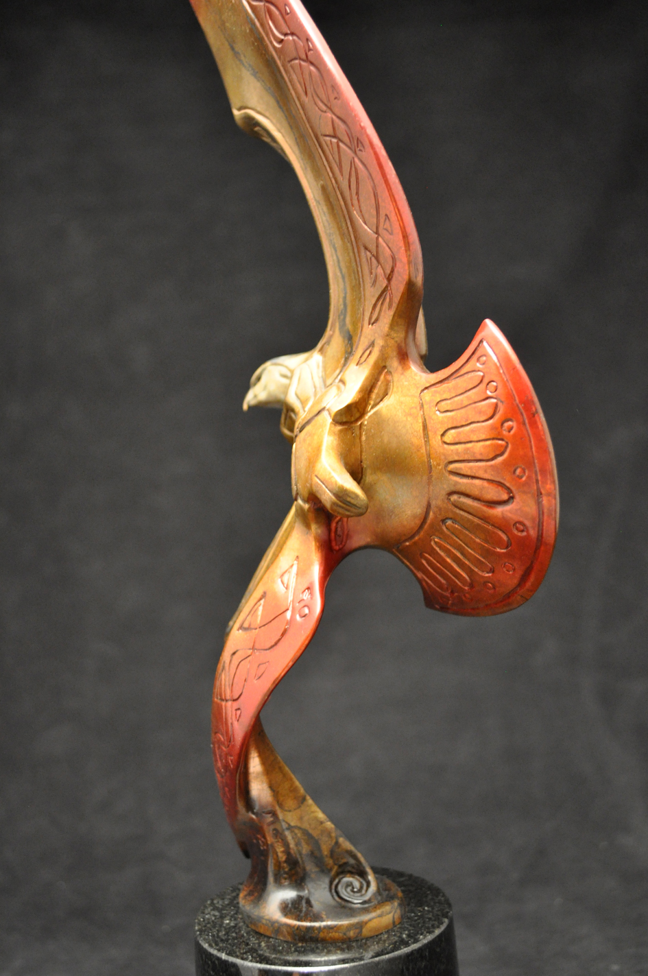  Bronze Eagle Sculpture by John Maisano