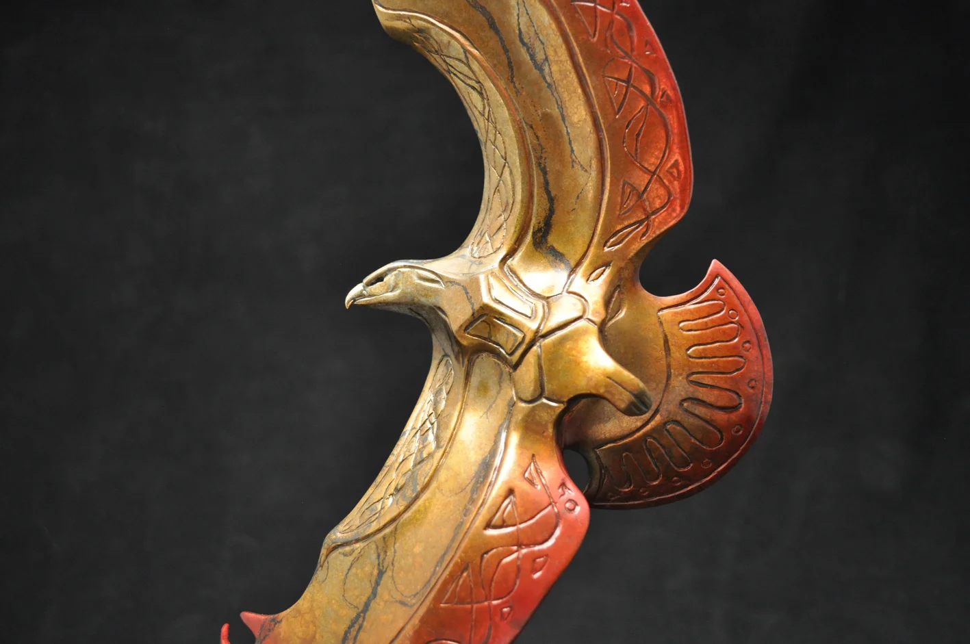 Bronze Eagle Sculpture by John Maisano