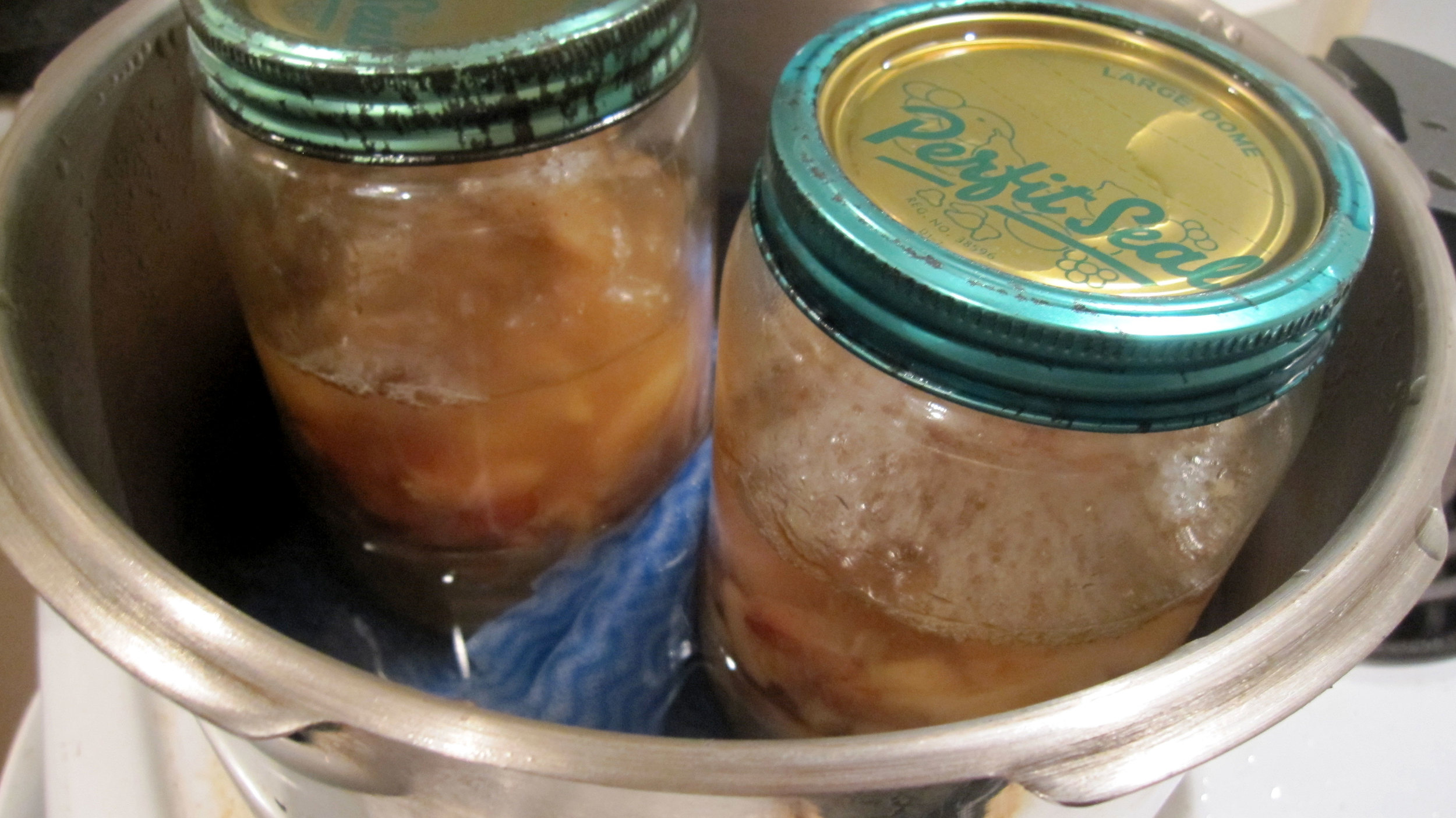 Fully rendered fat after 4 hours