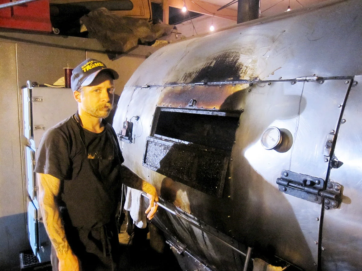 The pit master at The Joint