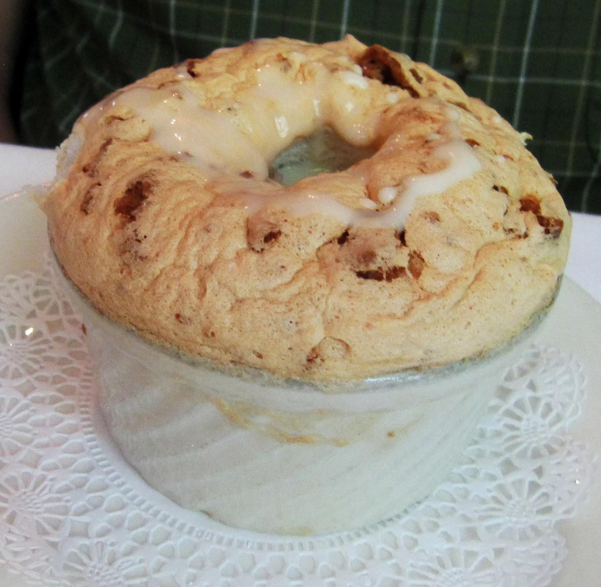 Bread pudding soufflé at Commander's Pallace