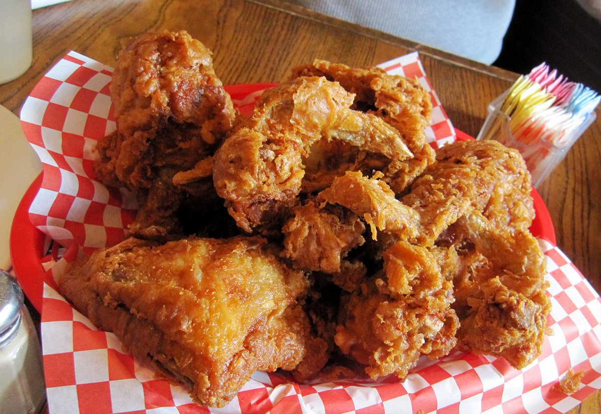Willy May's peerless fried chicken