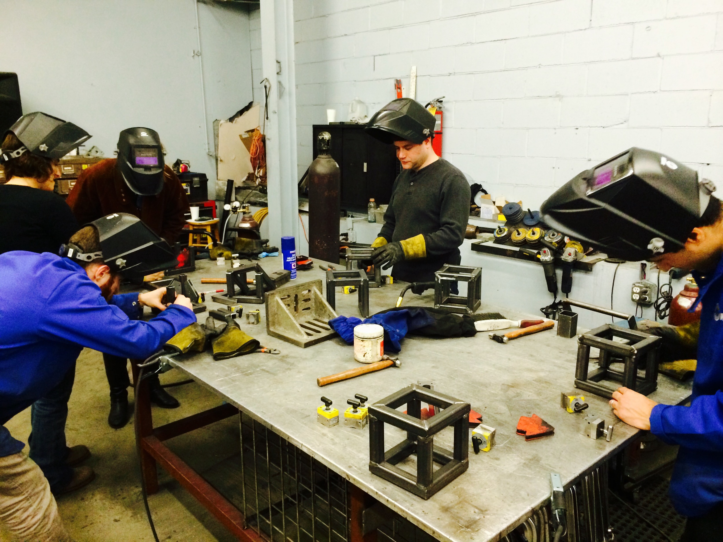 Welding the Cubes