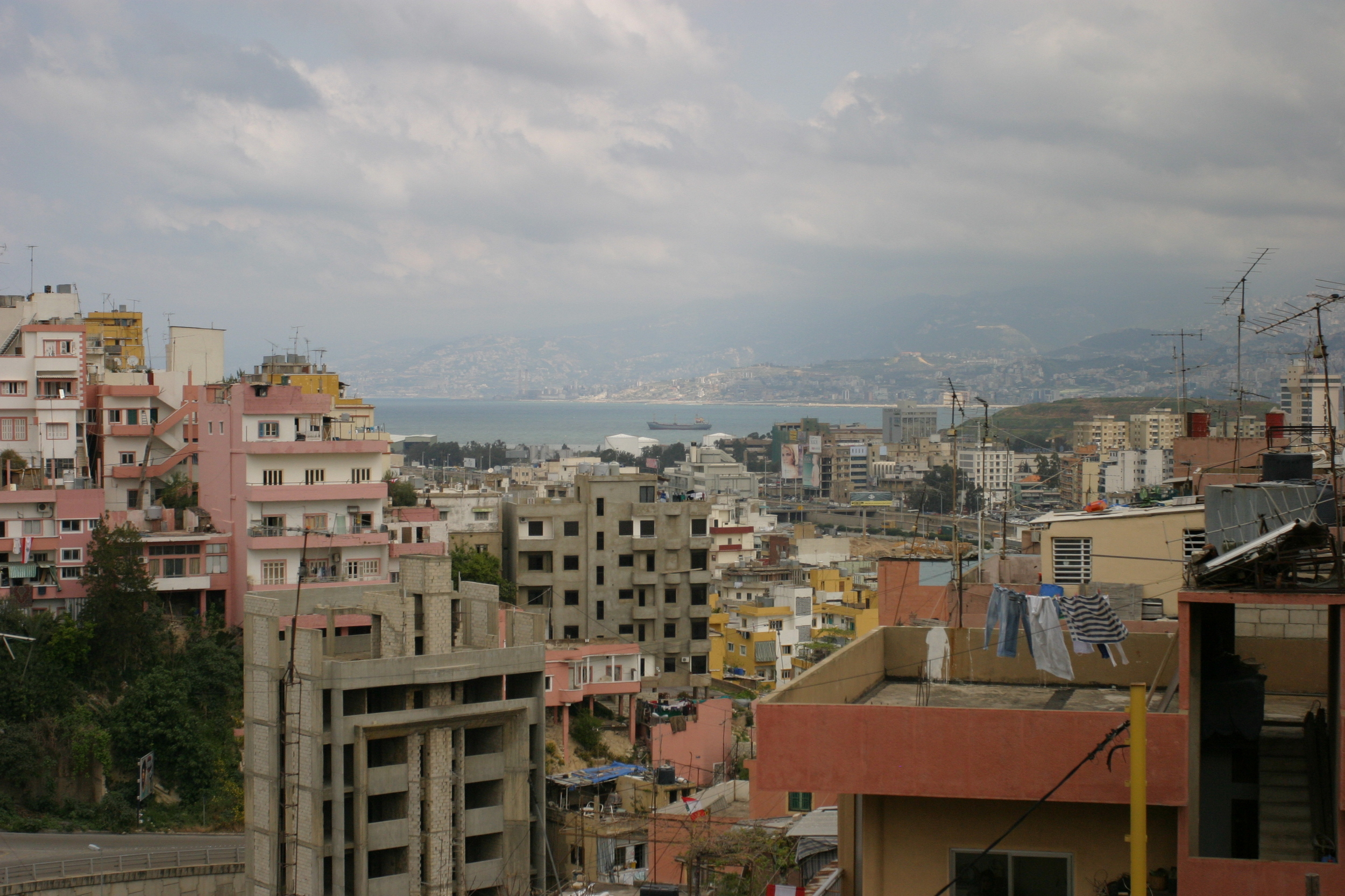 Beirut, Lebanon as seen from the hills of Ashrafiyeh