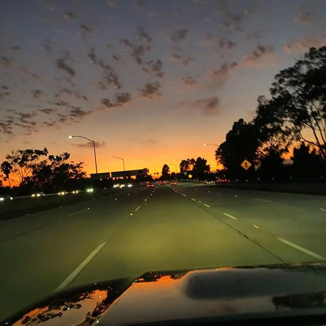 Rare empty la freeway