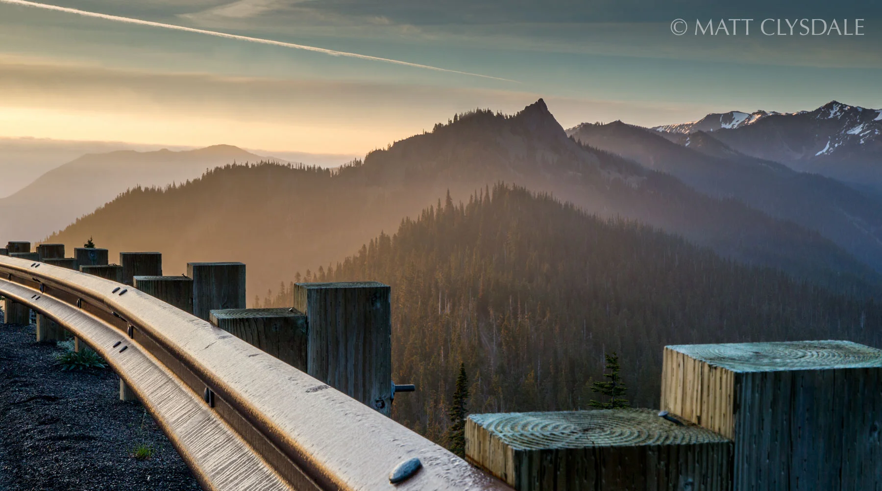 "Clearcut Sunrise" Hurricane Ridge - Olympic National Park, Washington
