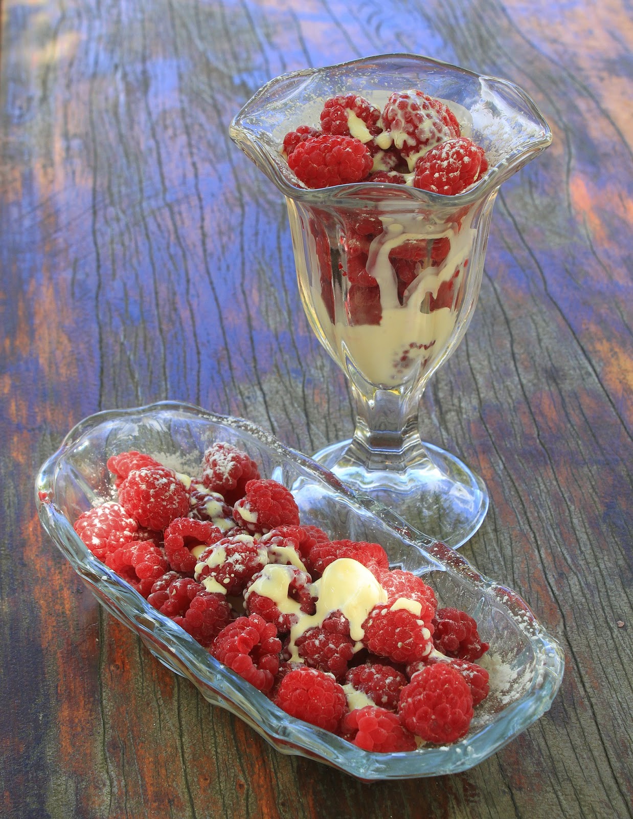 Raspberries and Cream - The simple things in life are often the best  