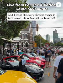 Porsche and Coffee