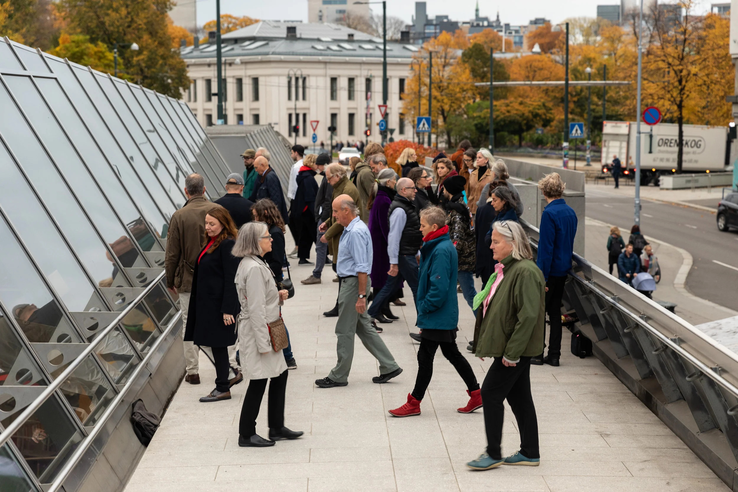 Walk med Hamish Fulton 2018, for Galleri Riis