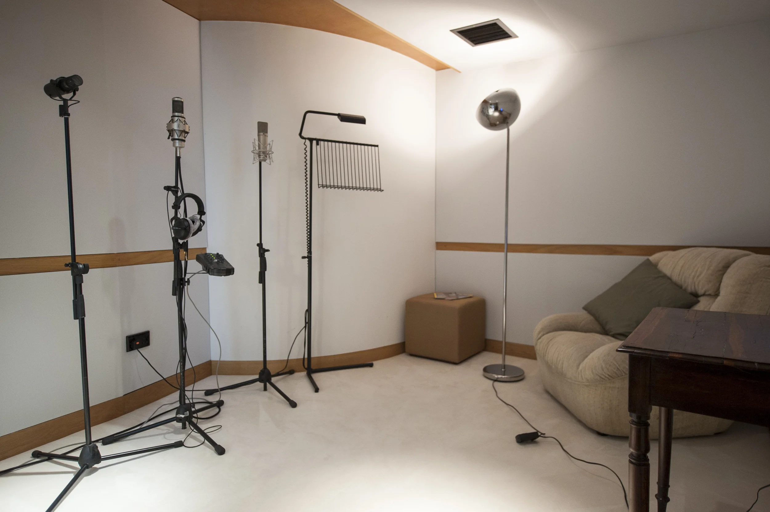 Vocal Booth at Westpoint Studios set up with our Brauner VMA, Neumann u87 and Shure SM7