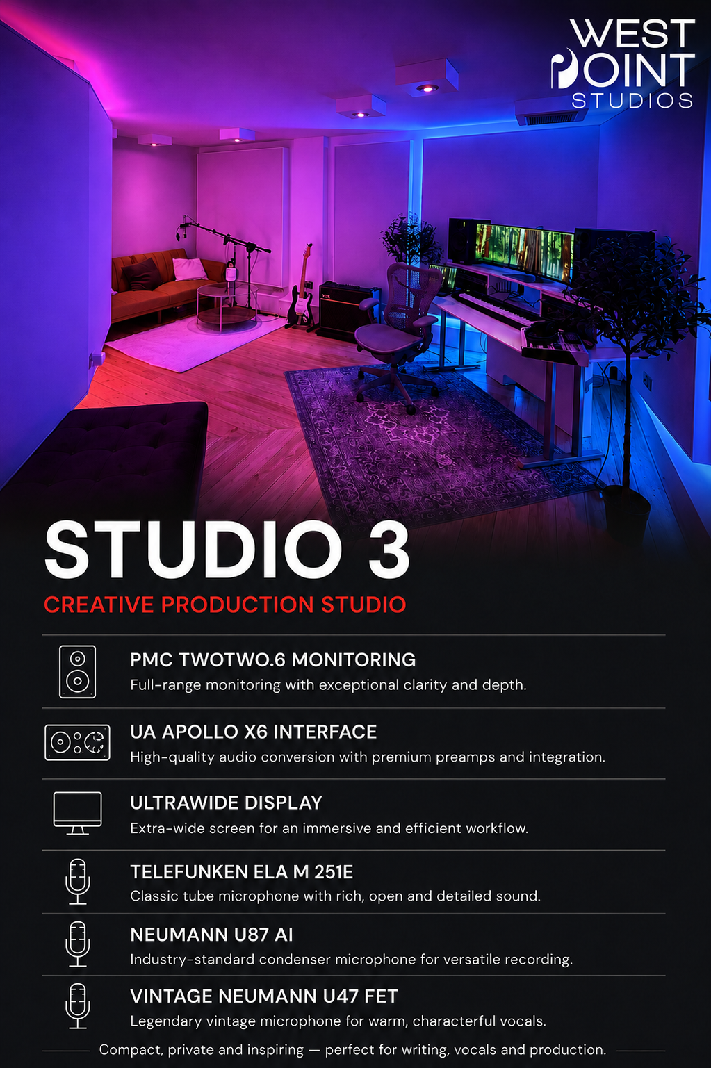 Studio 3 Quick Facts