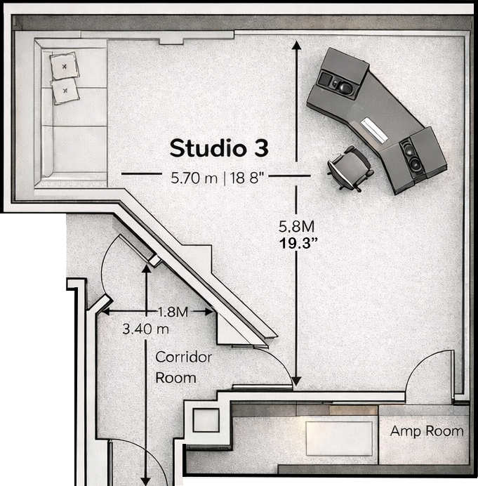 Studio 3 Floor Plan
