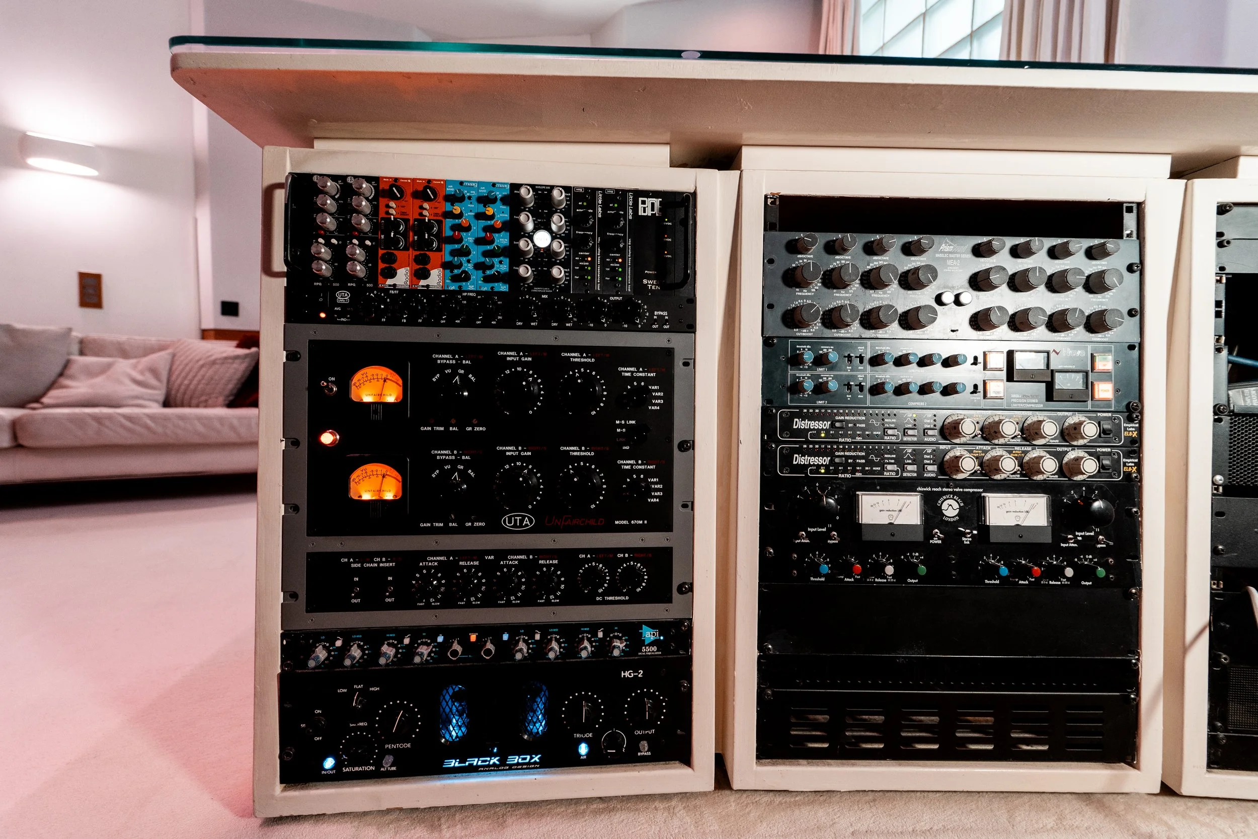 Our Studio 1 Rack B collection at Westpoint Studios
