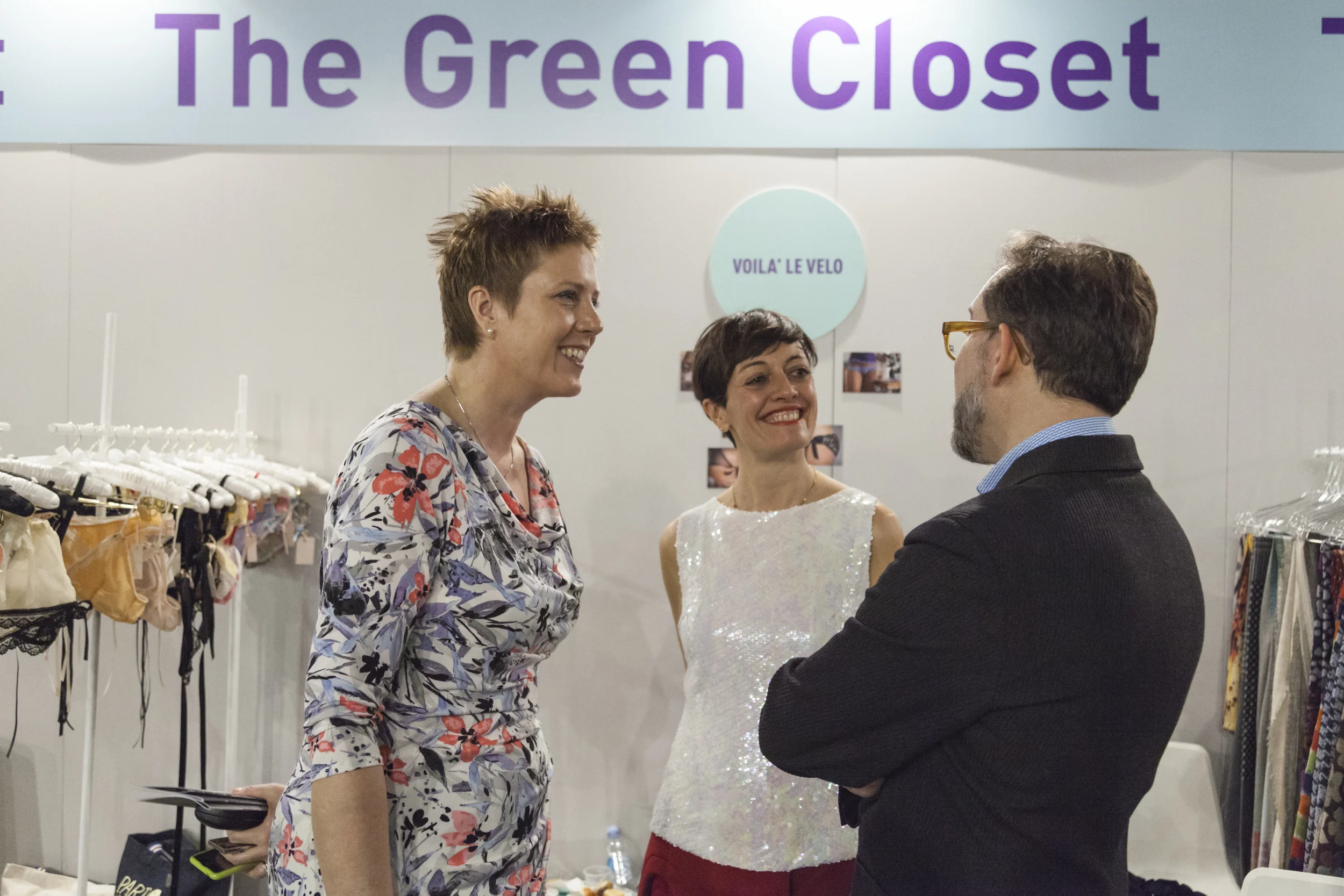 receiving compliments from Nicola Bolton, Managing Director of UKT&I