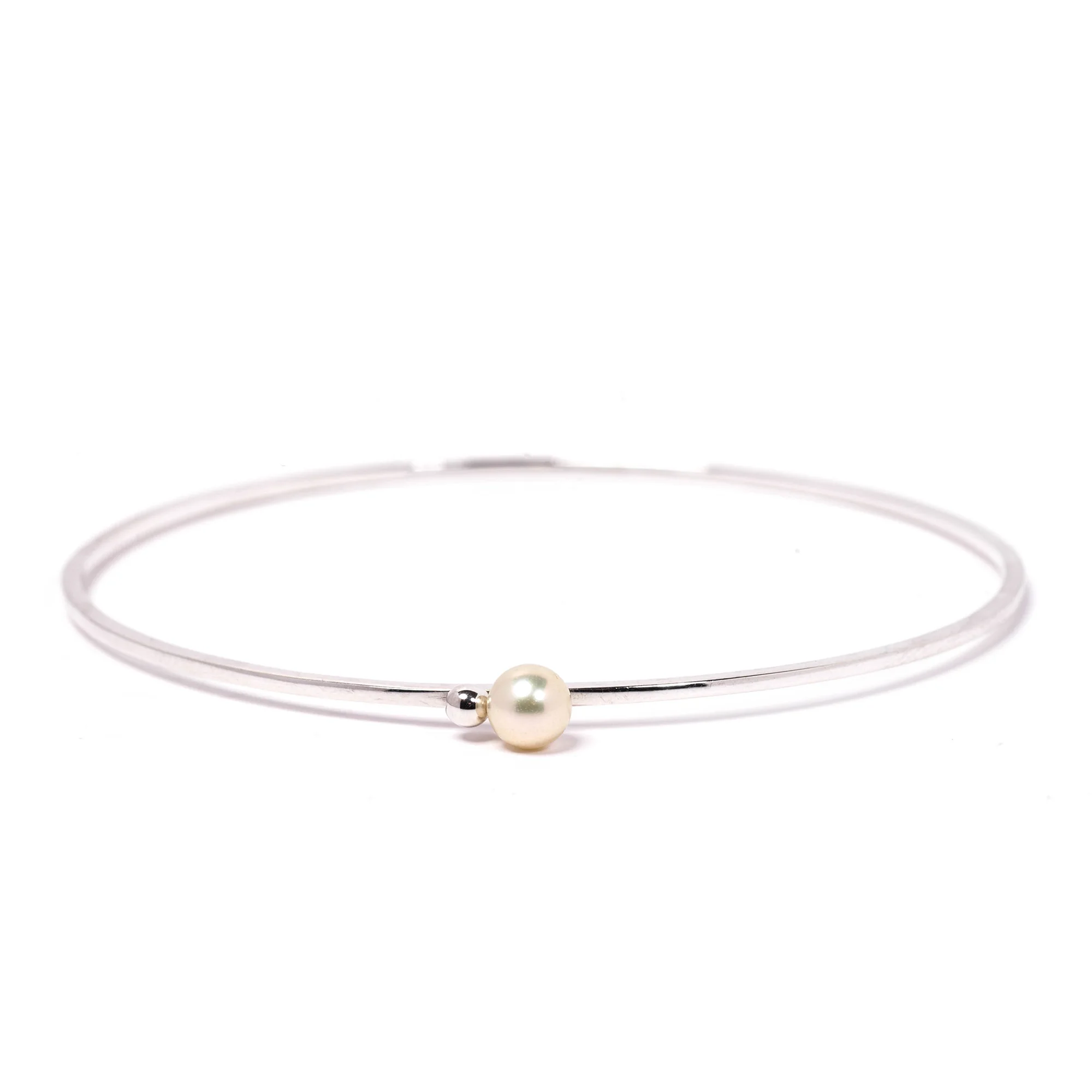 Silver and Pearl Satellite Bangle.jpg