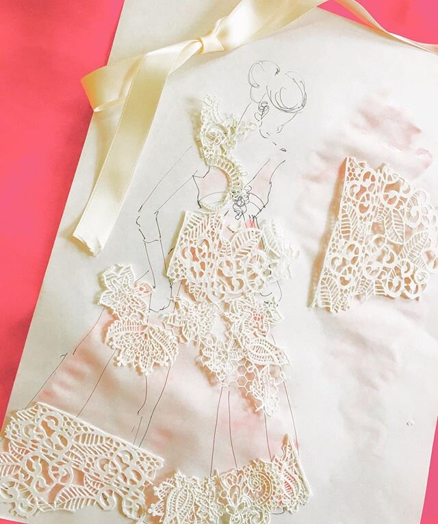 Australian sugar lace is what inspired me to start making sugar sculpture cakes, and I still think, when done right, lace is one of the most beautiful elements to incorporate in your wedding! 
#weddingdress #weddingcake #cakedesigner #luvingartfully 