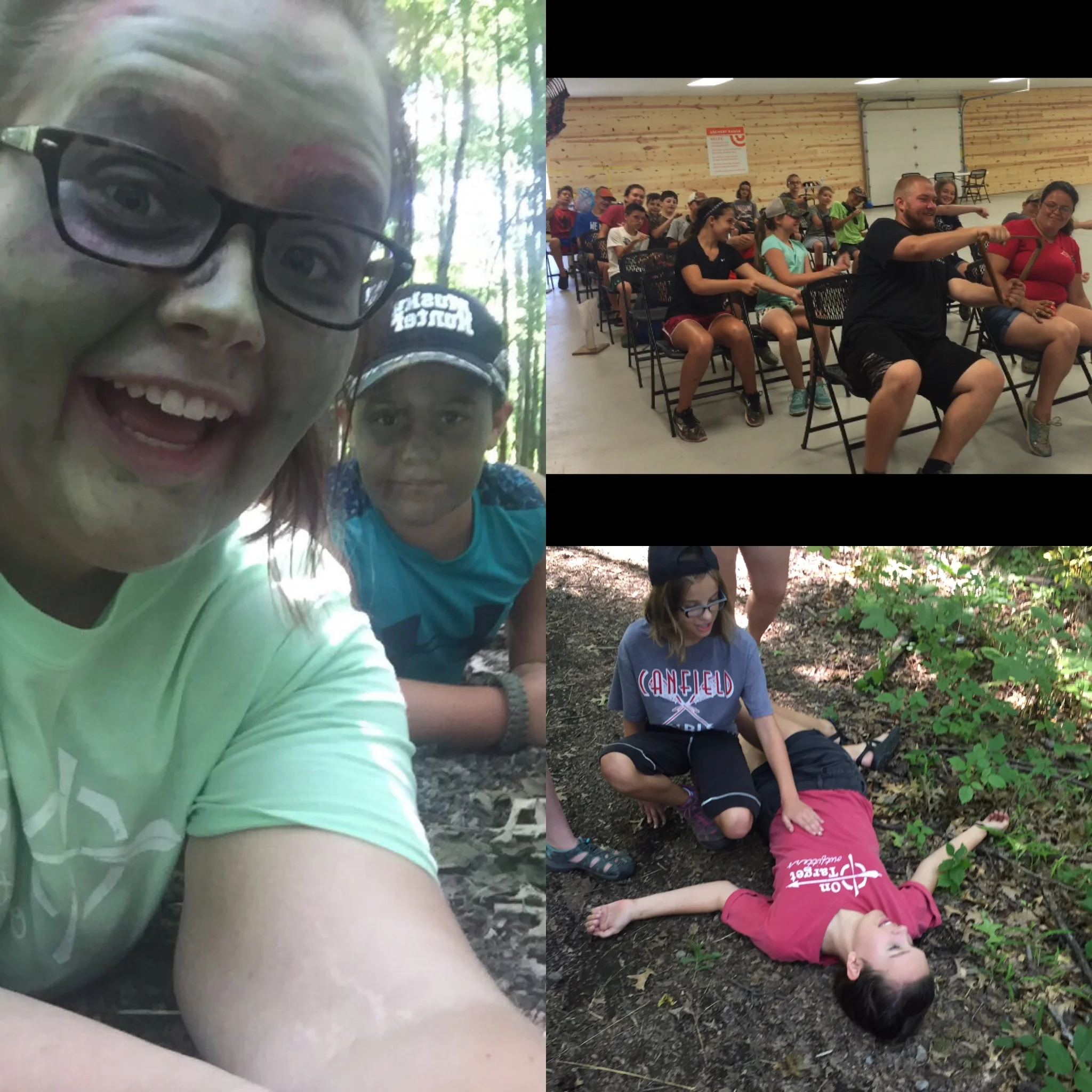 Crouching zombies and a plane crash!