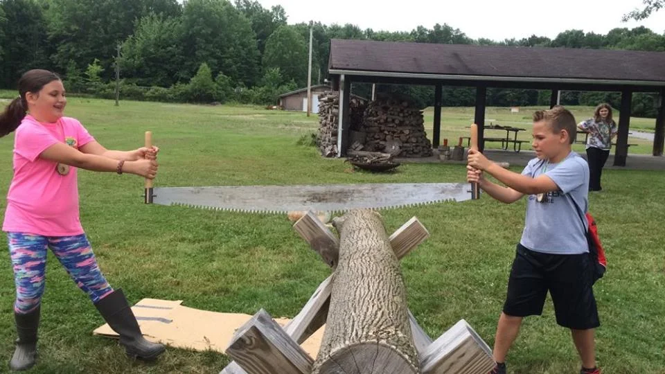 Two-man saw!