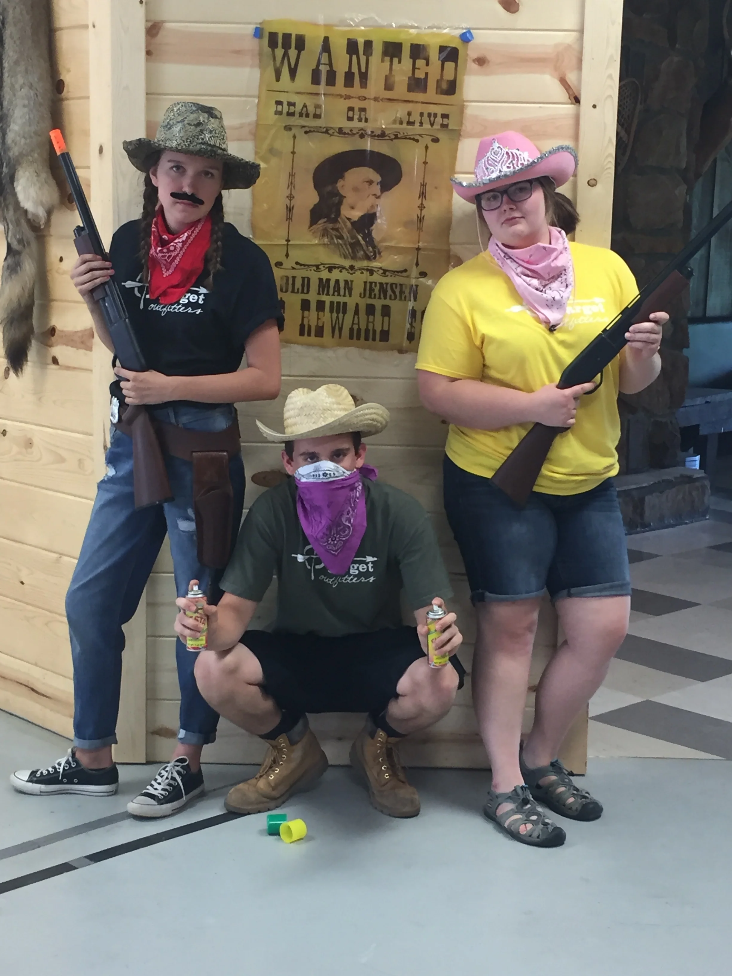Wild West Day with the staff