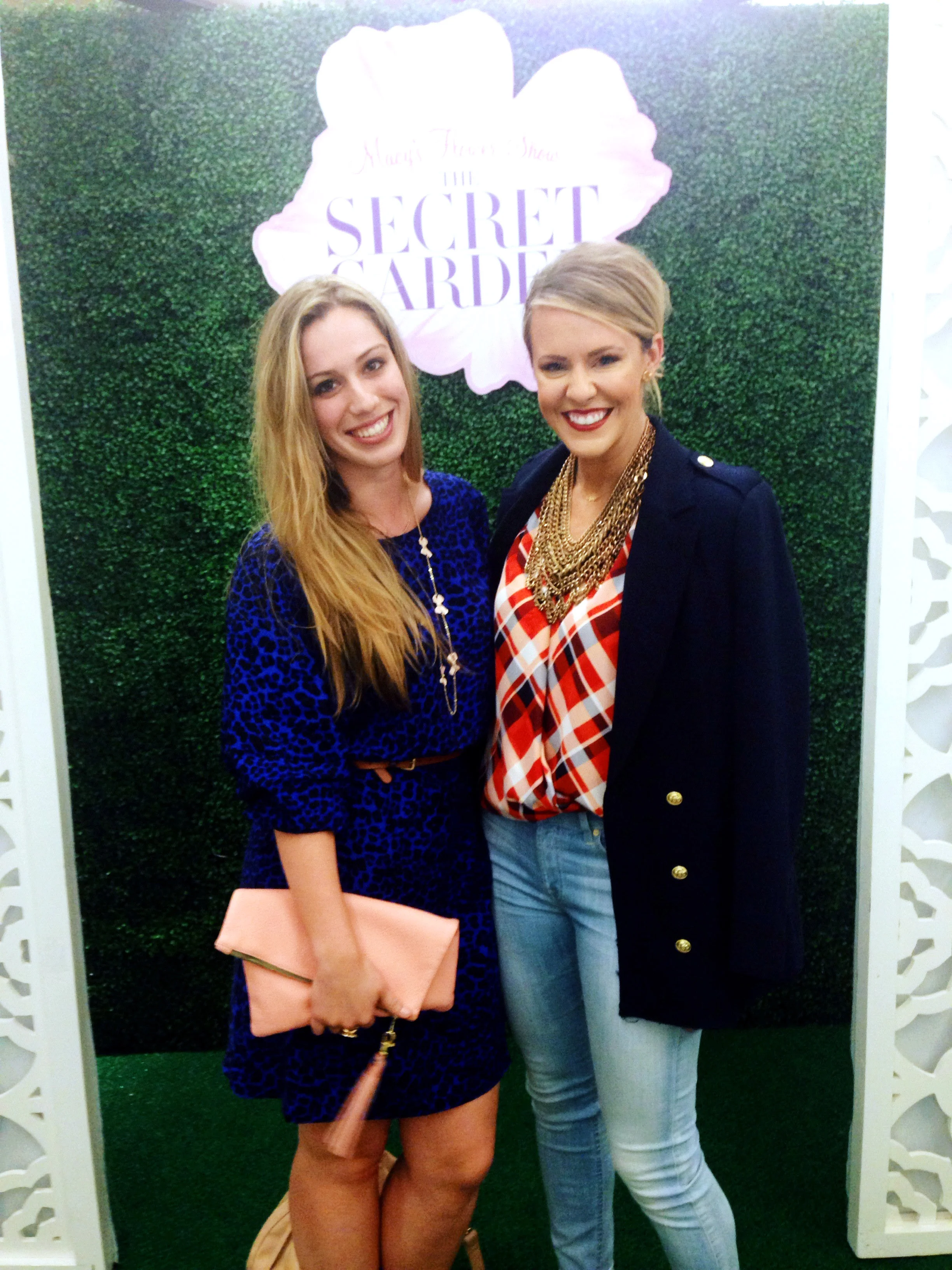 Courtney and I hanging out after the show. Major fangirl moment right here.