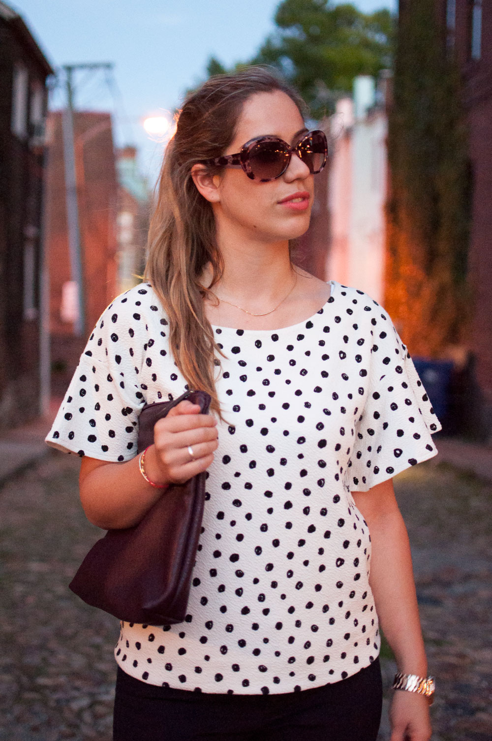 Nighttime Polka Dots