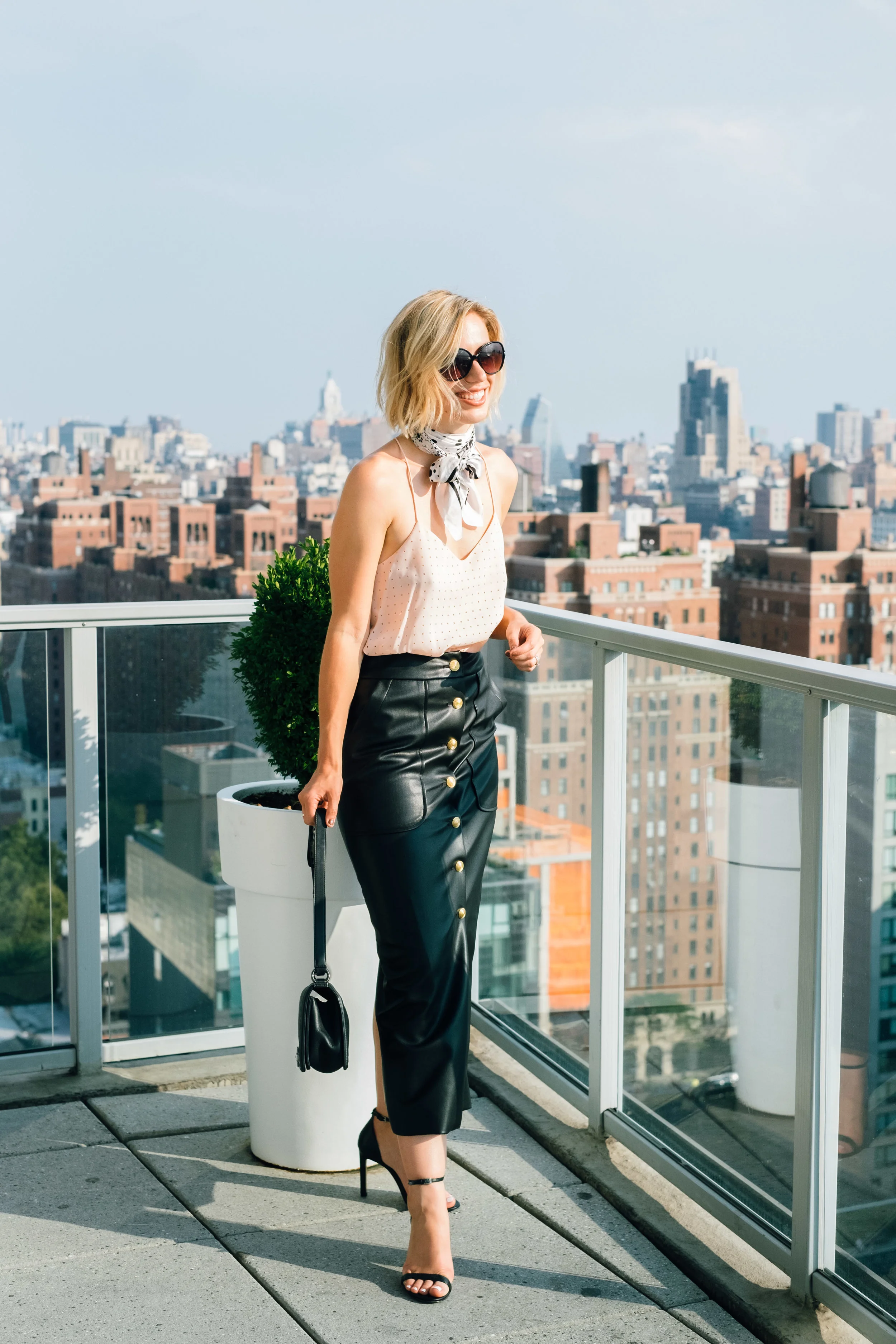 Leather Midi Skirt - NYFW