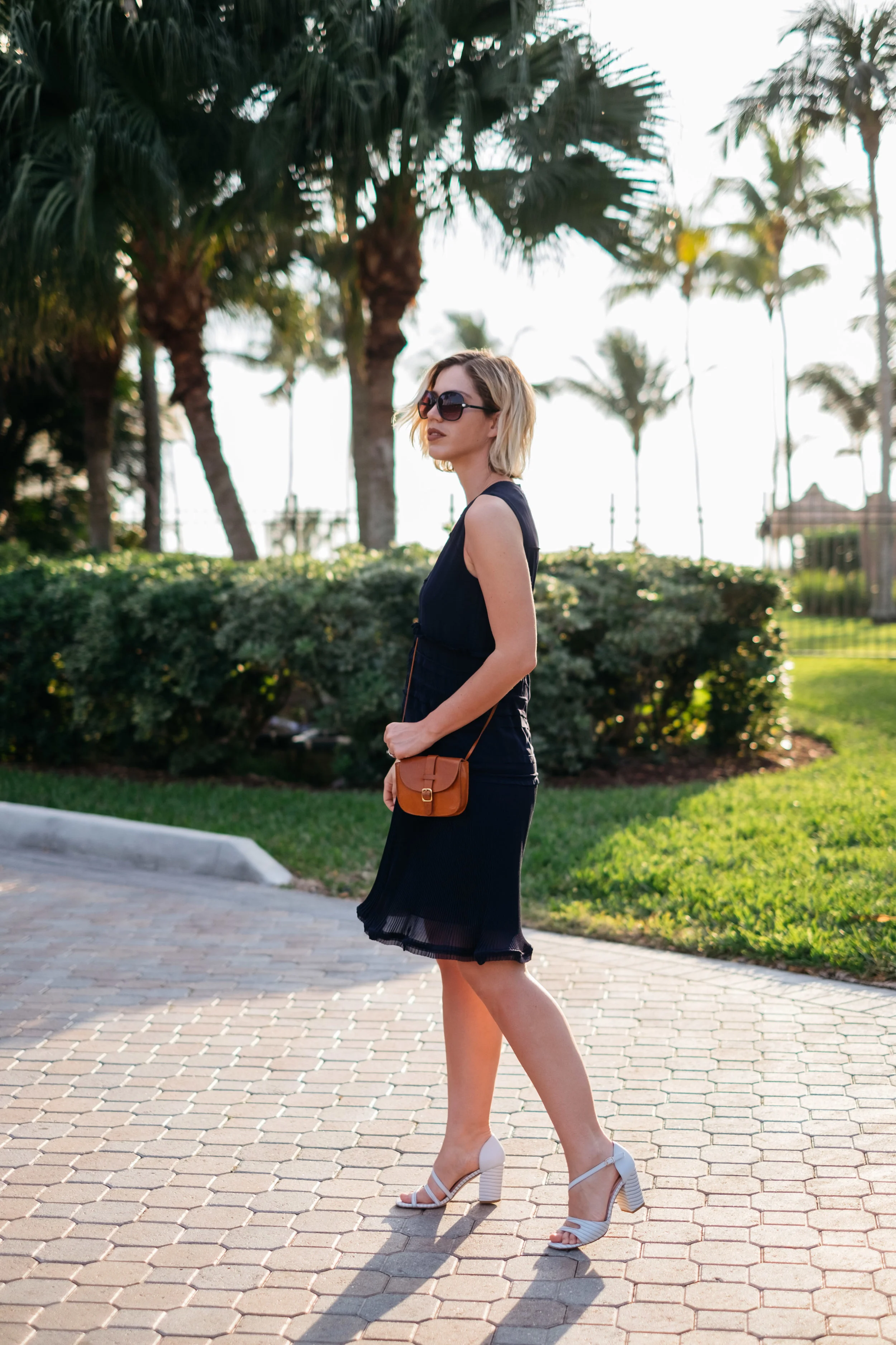 Navy Carven Dress