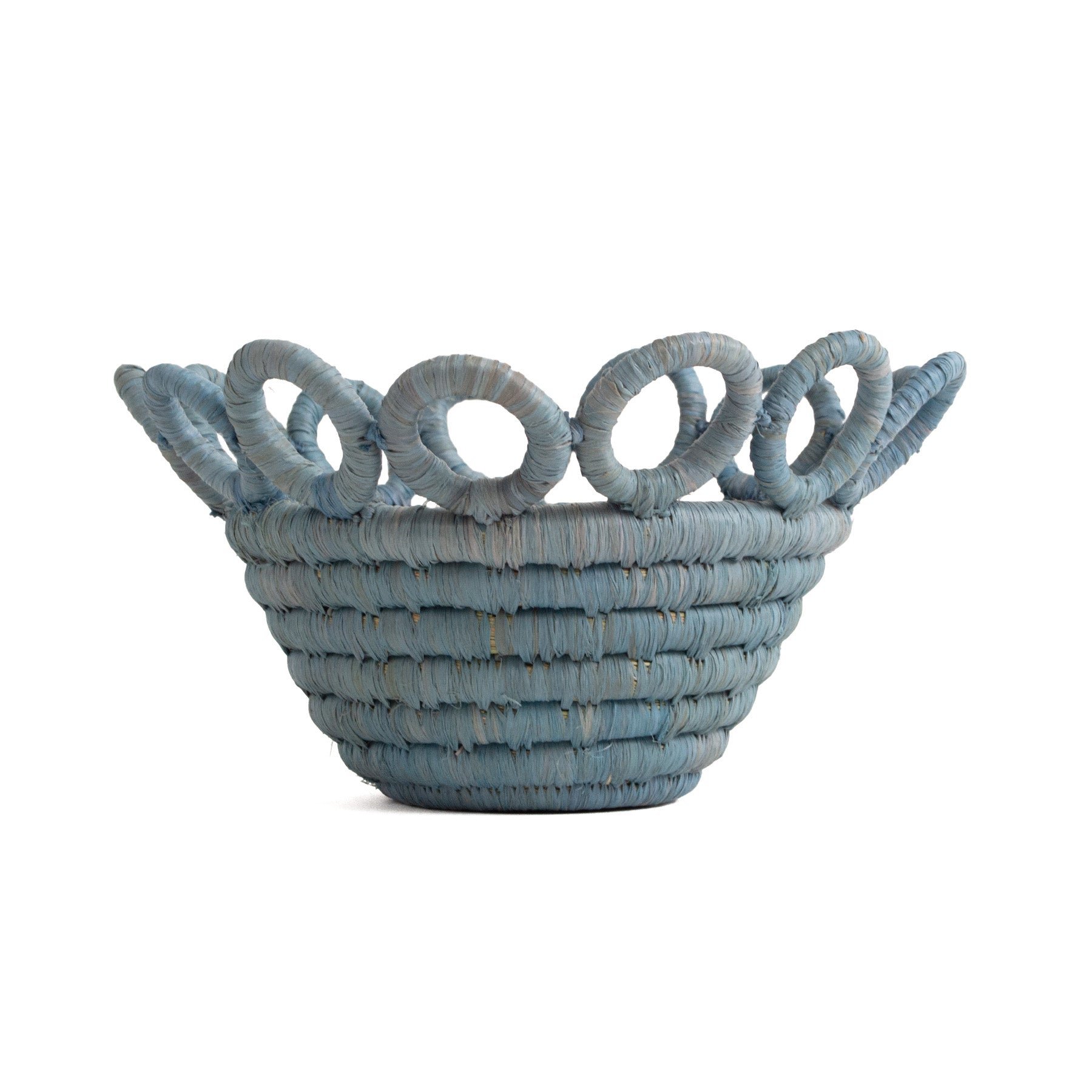 44337 - Blue Woven Bowl - $20