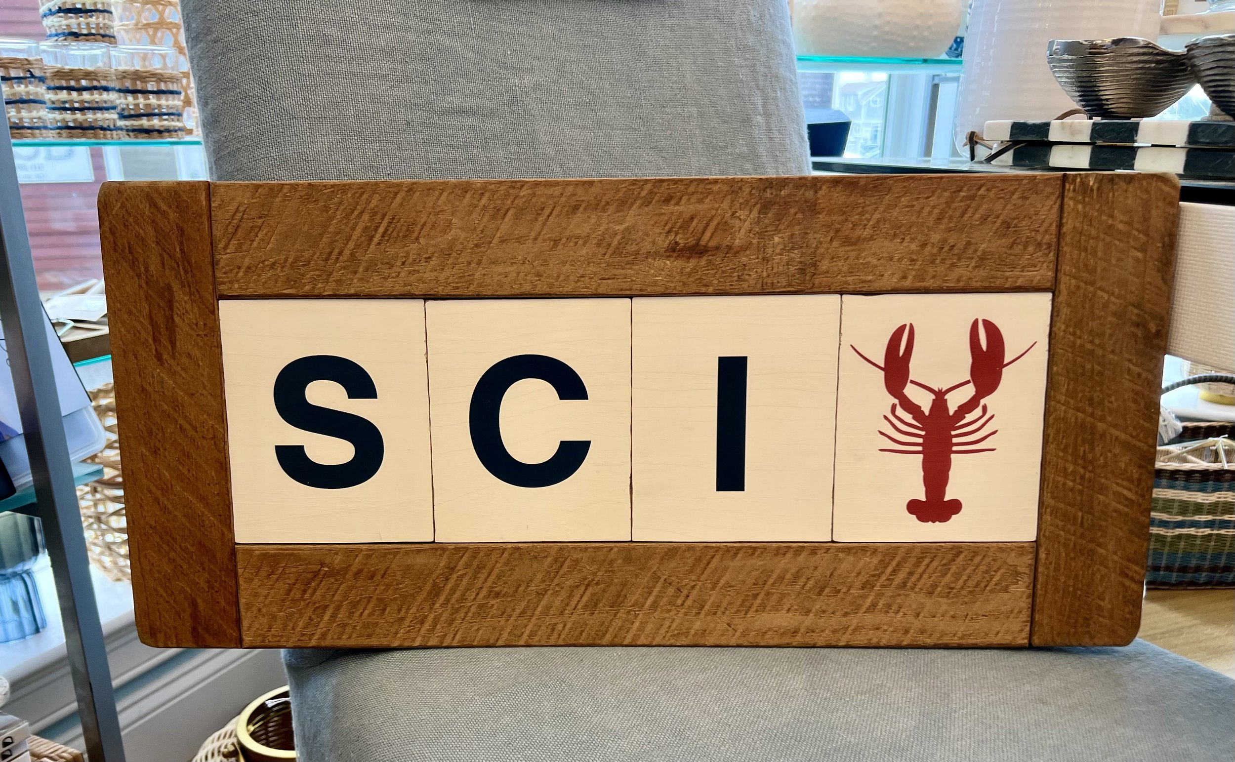 45454 - SCI Sign w/ Lobster - $95