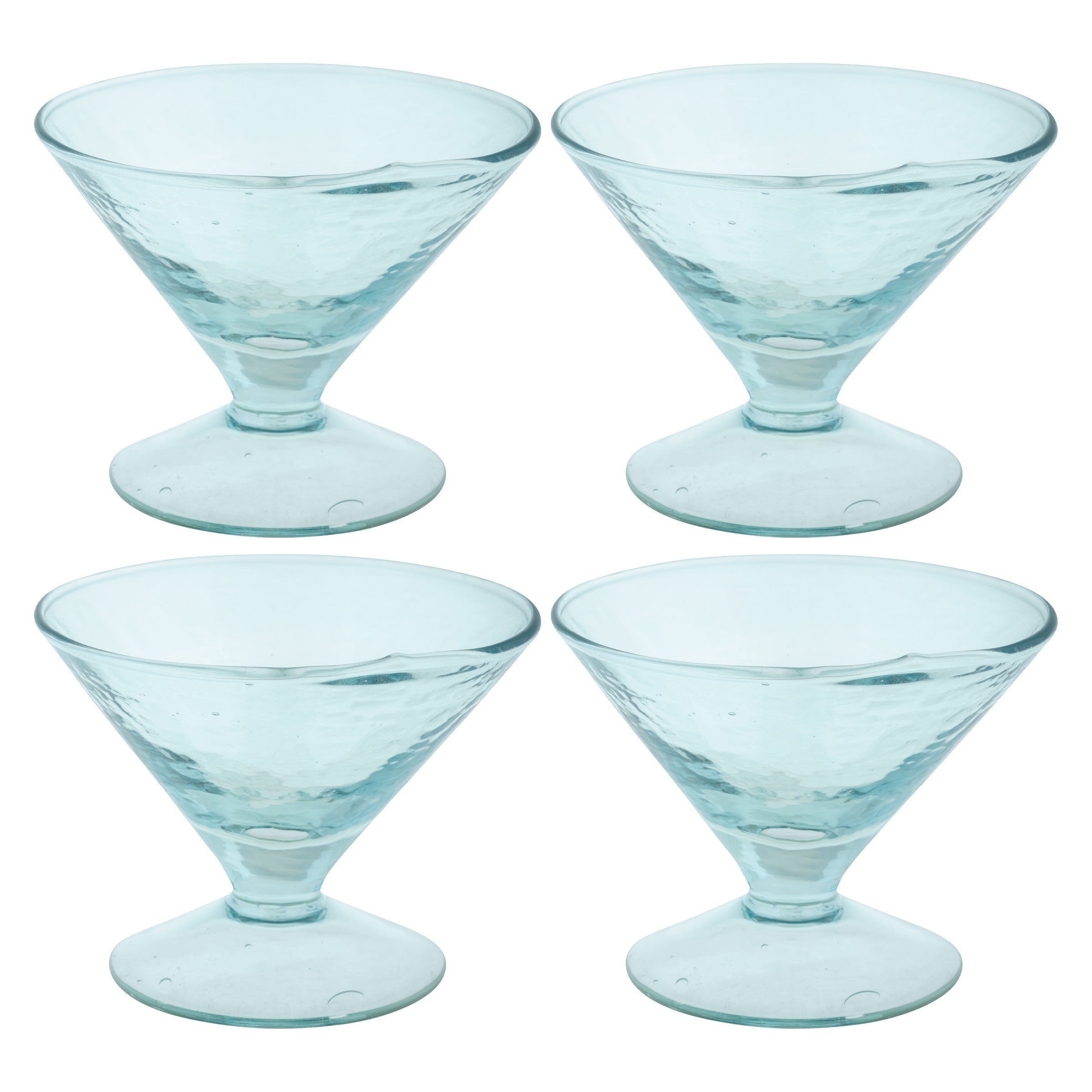 44445 - Short Martini Glass in Teal (4) - $16/each- Purchased
