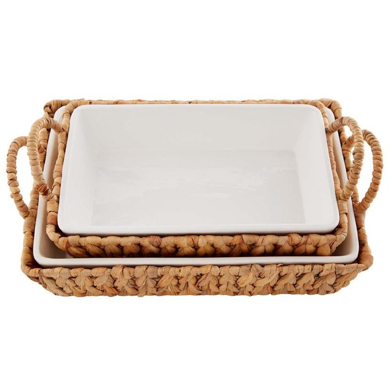 36583 - Large Hyacinth Baking Dish - $45