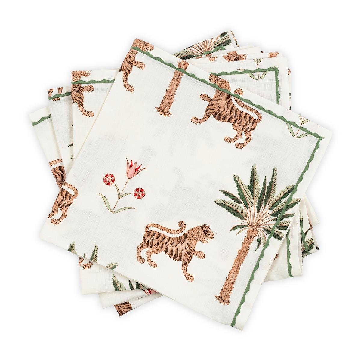 46466- Tiger Palm Napkin (10)- $35 - Purchased