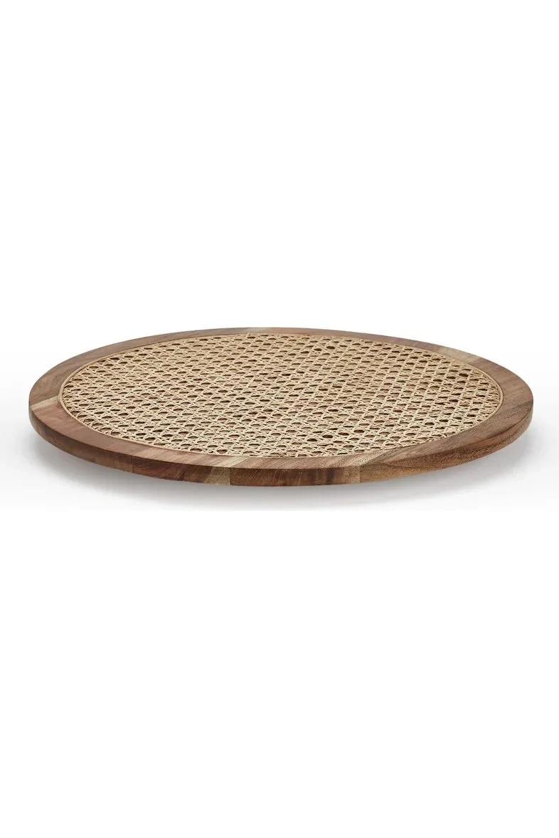 Cane Inlay Rotating Centerpiece- $140