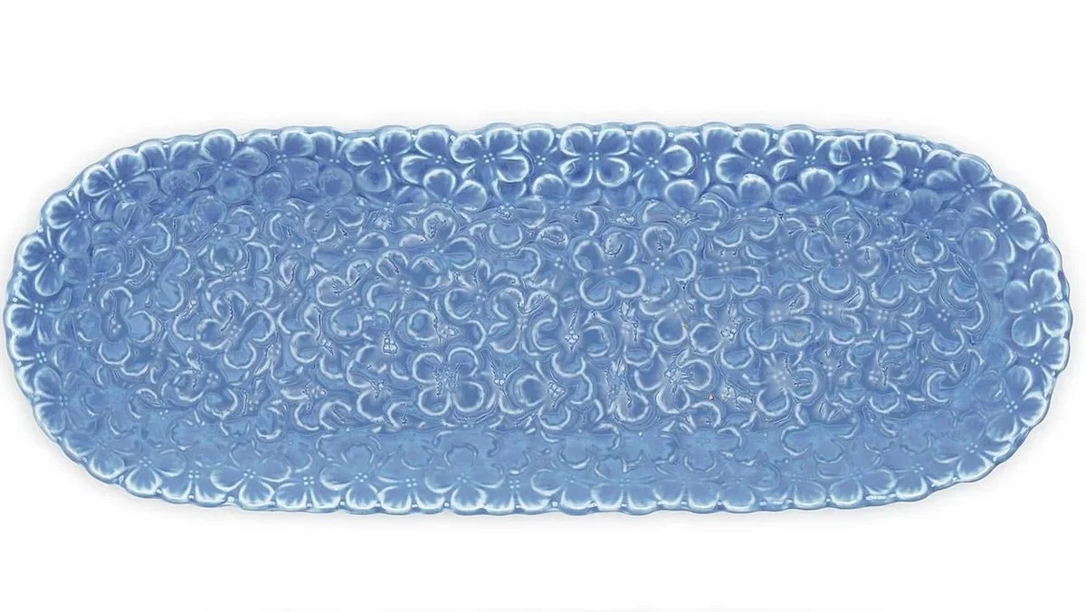 54996- Hydrangea Cracker Dish- Purchased