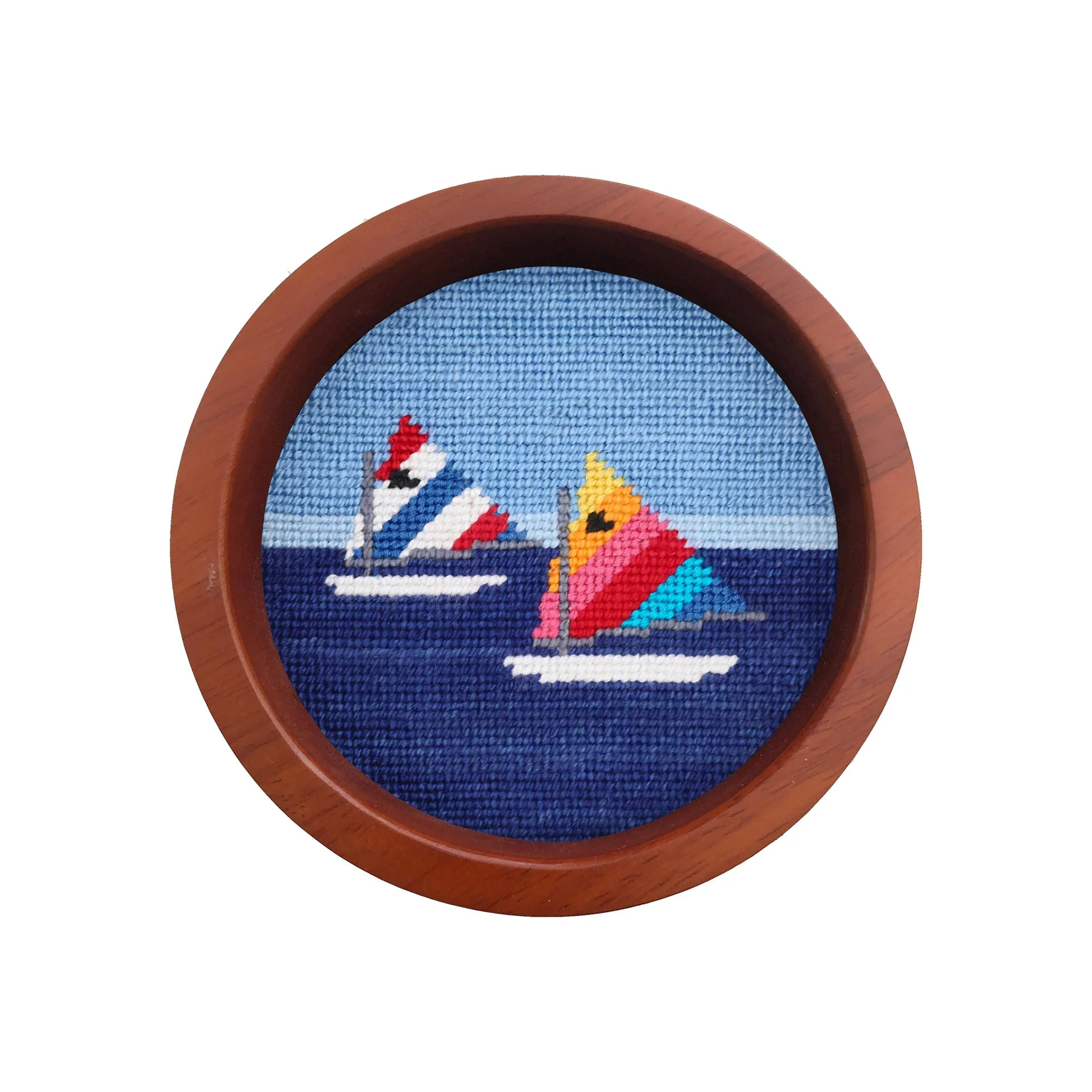 52848- Wine Bottle Day Sail Coaster- $60