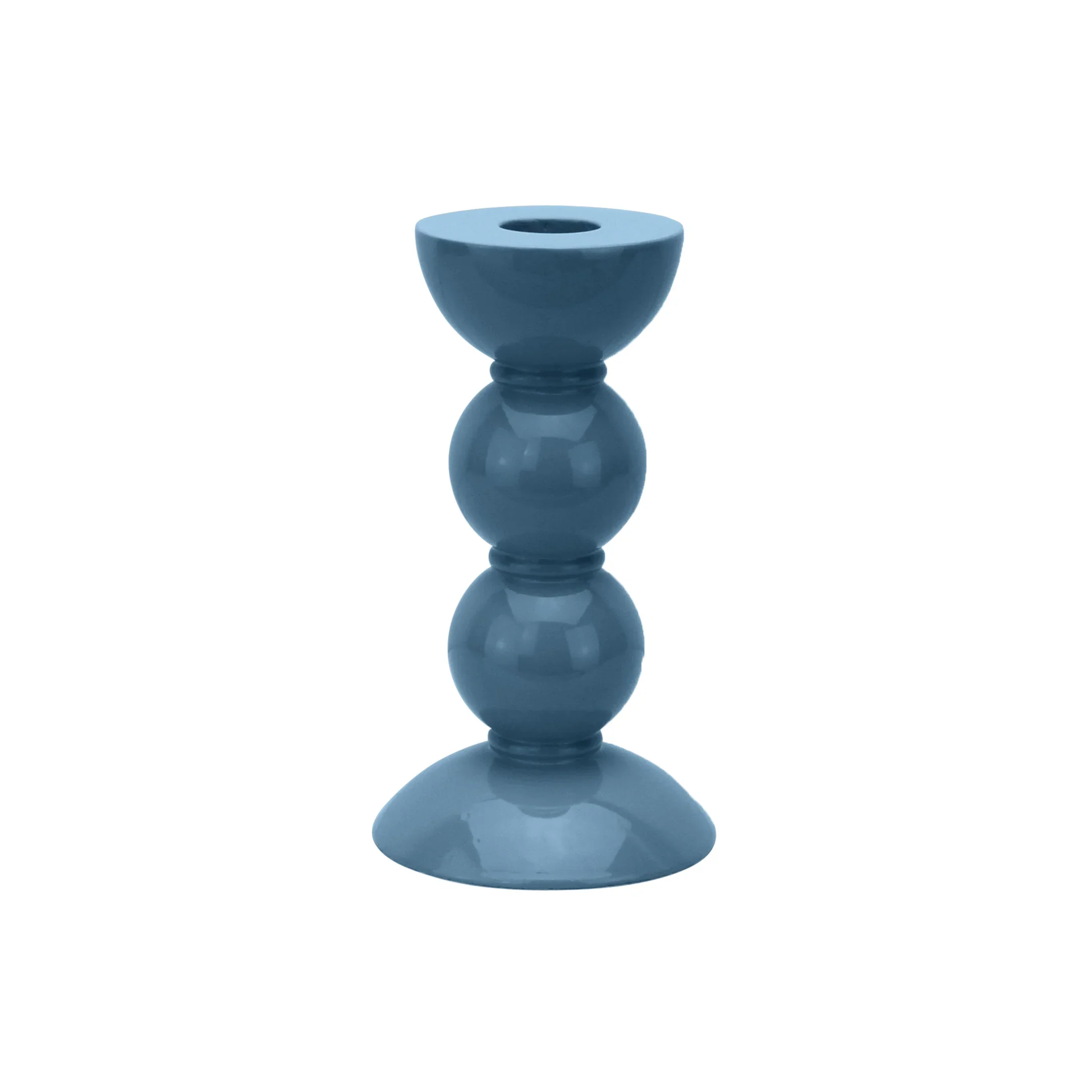 45306-14cm Chambray Bobbin Candlestick- (2) $64 each