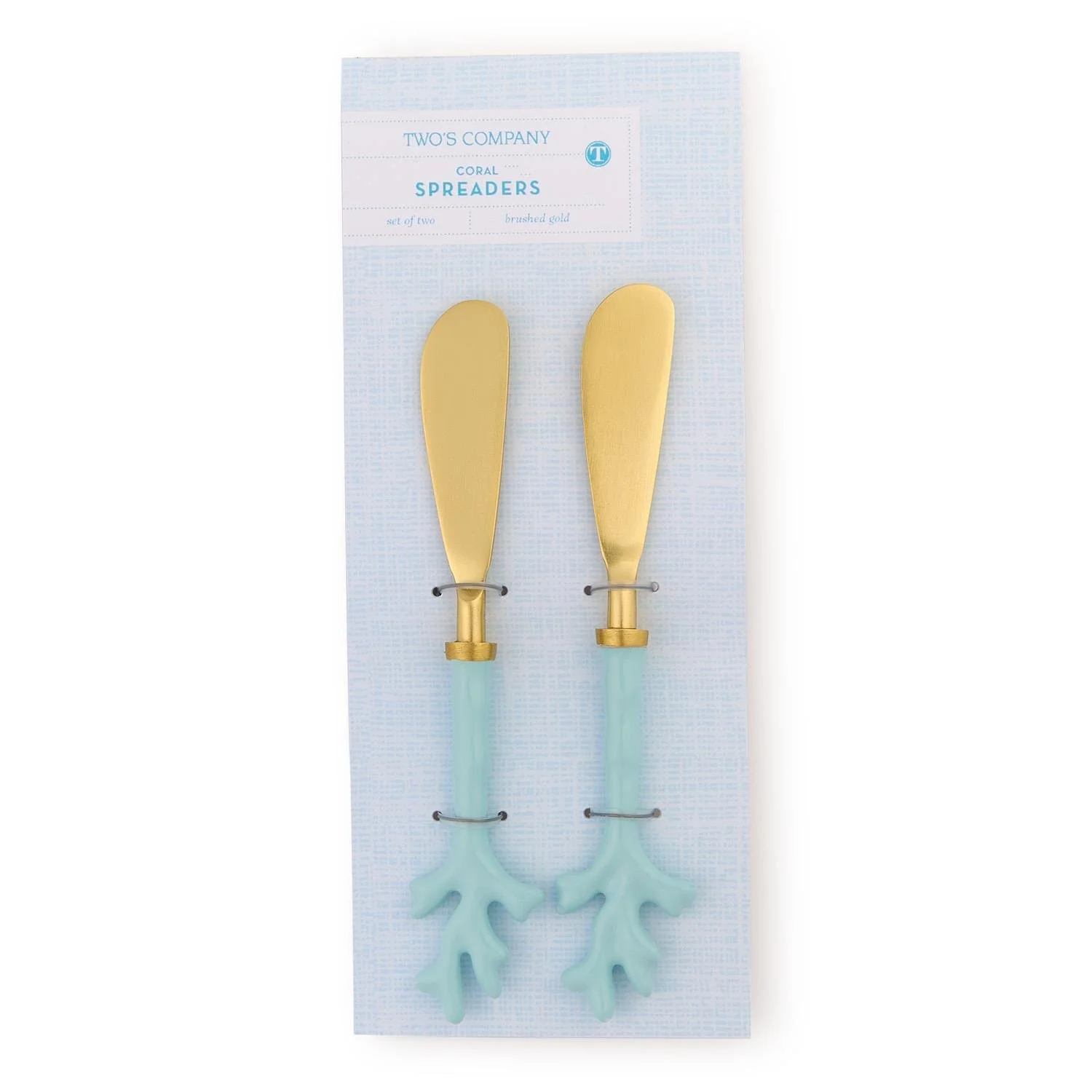 53725- Seafoam Coral Spreaders- $28