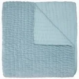 53117- Light Indigo Velvet Coverlet- King $635