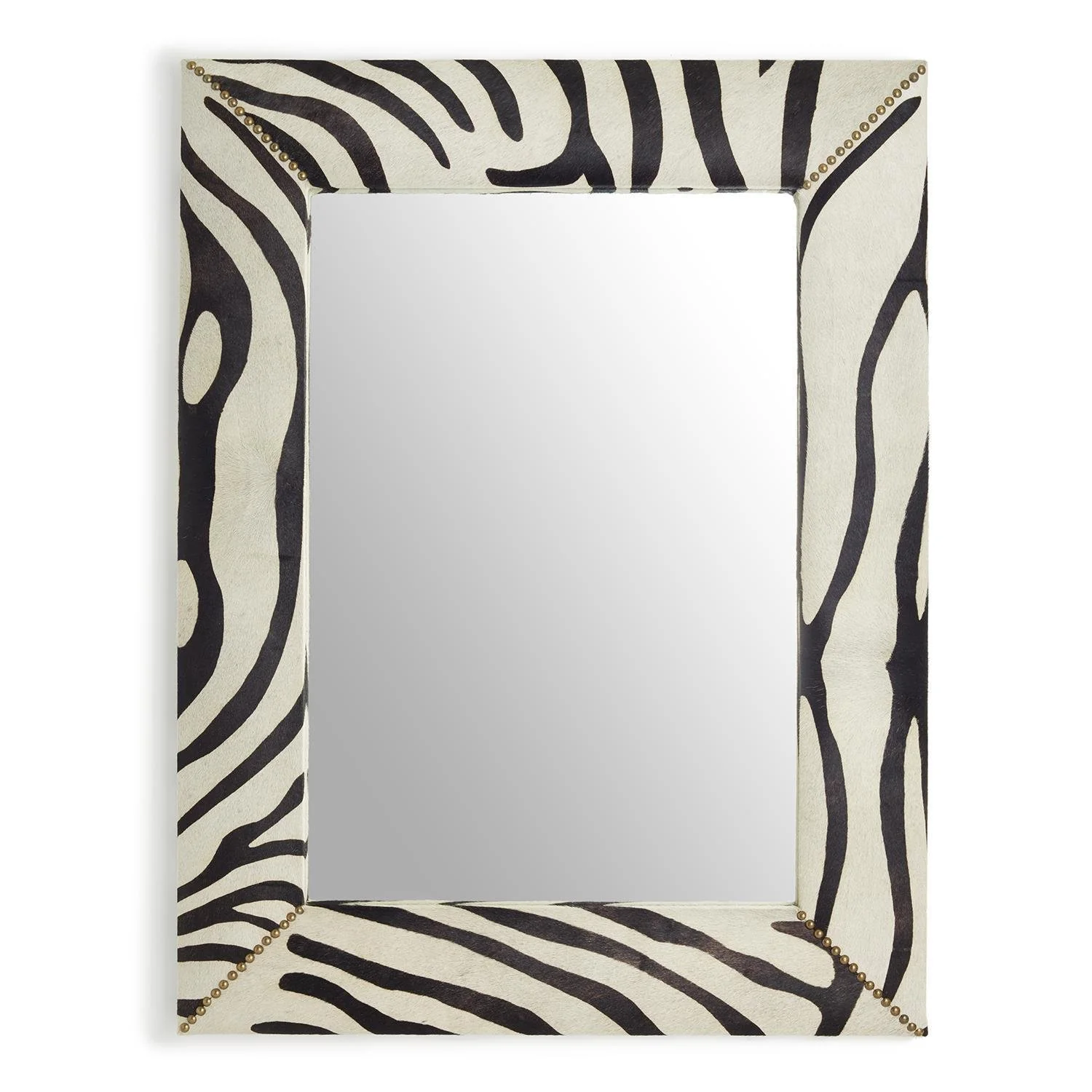 42572- Zebra Hide Mirror - $720