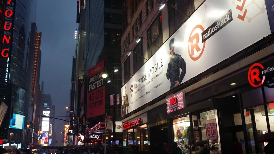   Times Square Radioshack Billboard  
