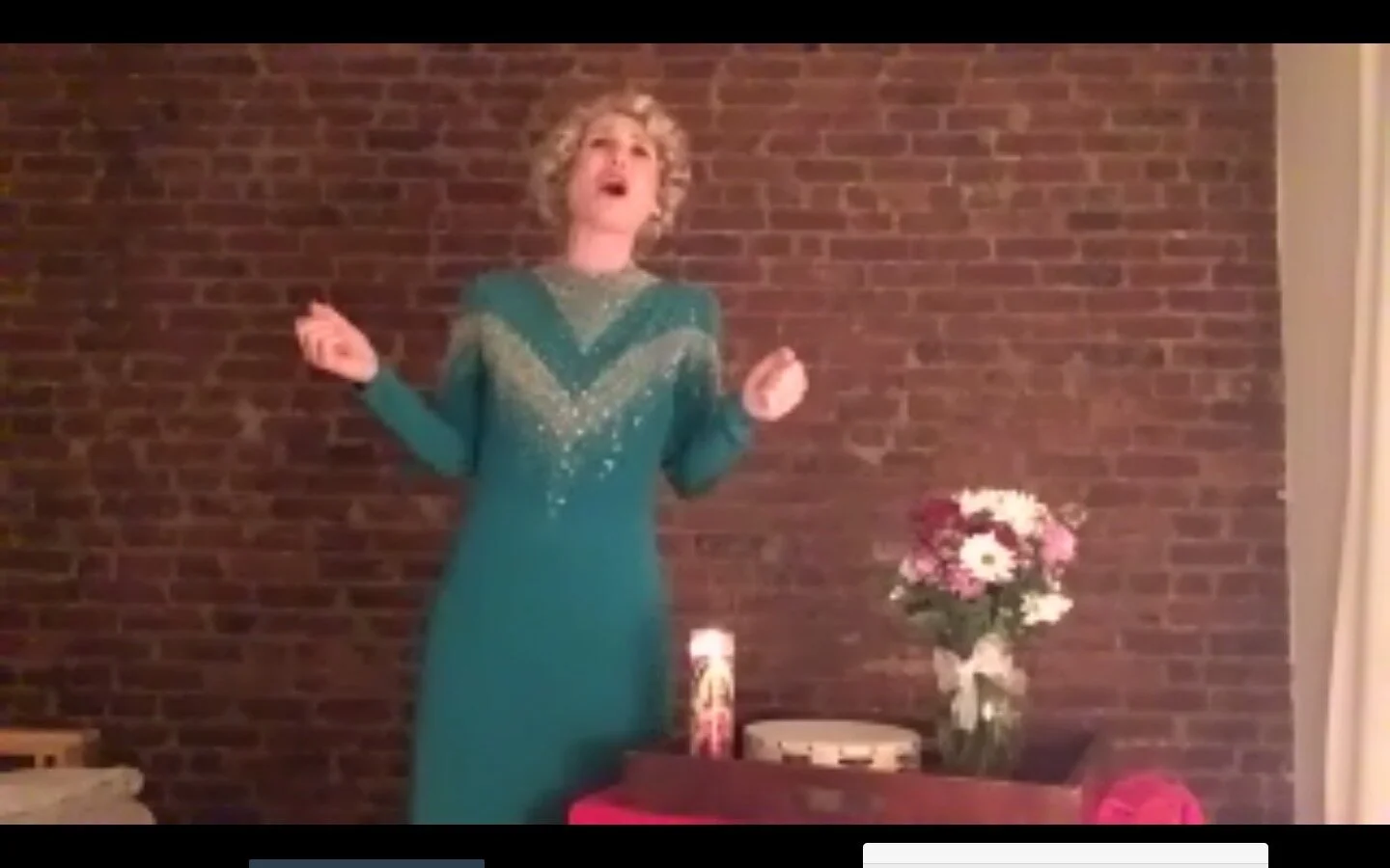   Writer/Director/Actress in an original piece portraying Aimee Semple Mcpherson for Atlantic Acting School  