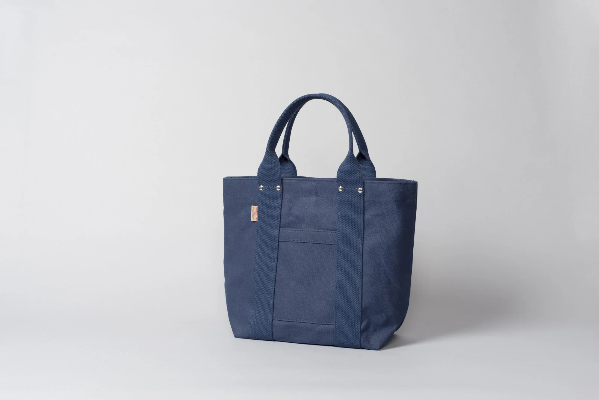 blue canvas tote