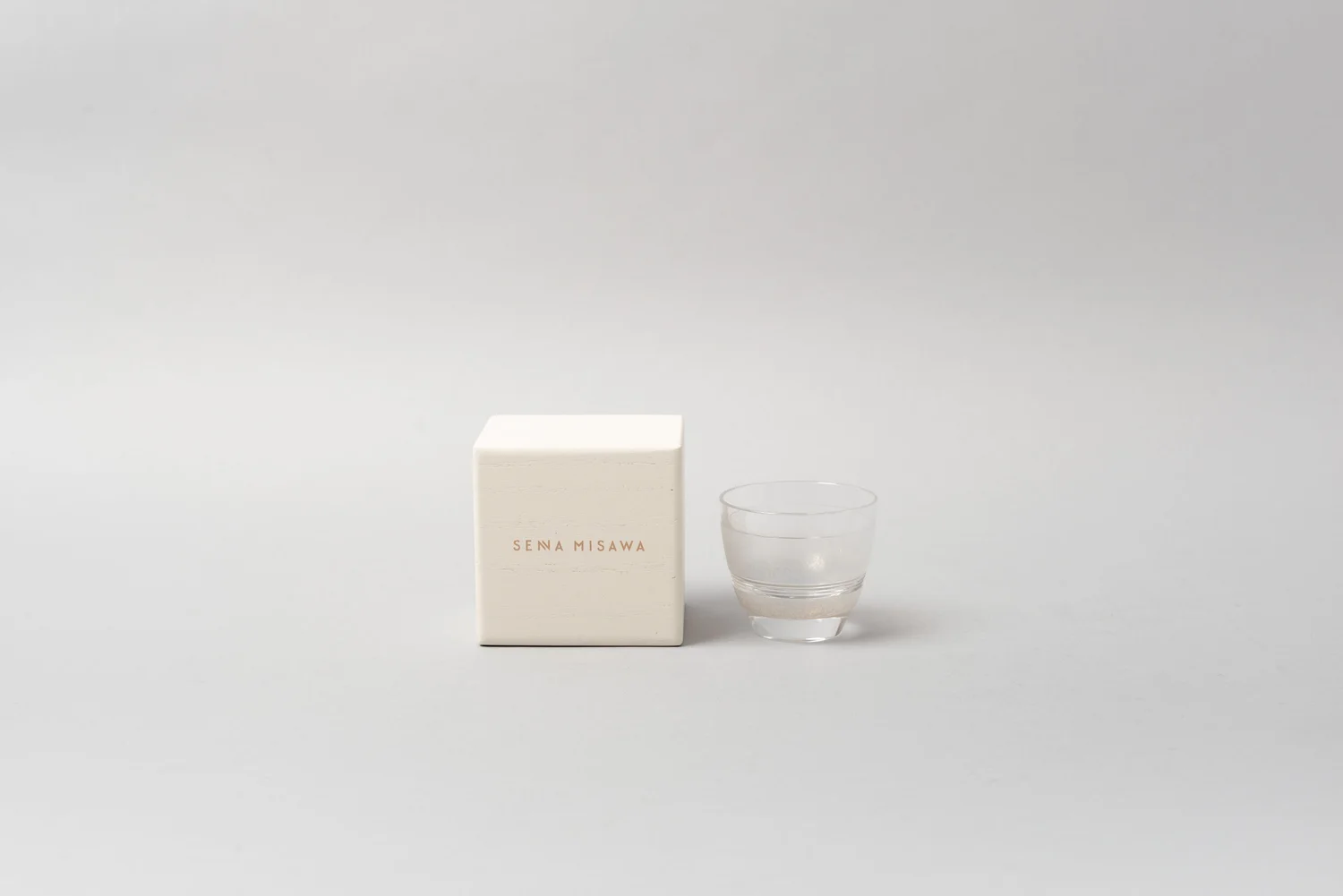 Edo Kiriko Glass (WAPPA) (Grey) - Native & Co | Japanese Homeware 