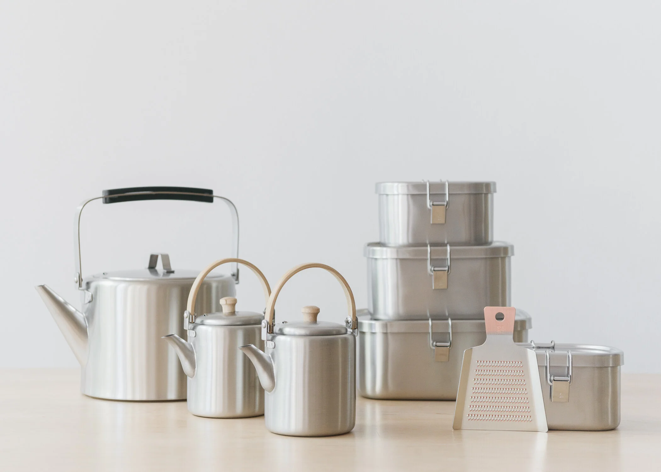 Japanese Metalware from Niigata | Stainless Steel Kettle - Native