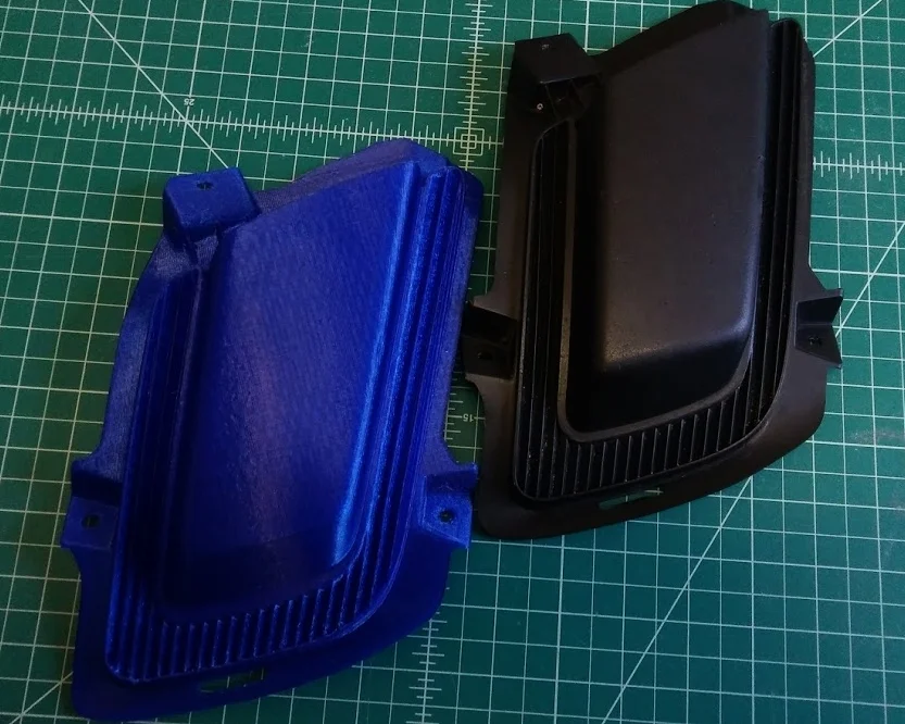 3D Printed Part and Original Part